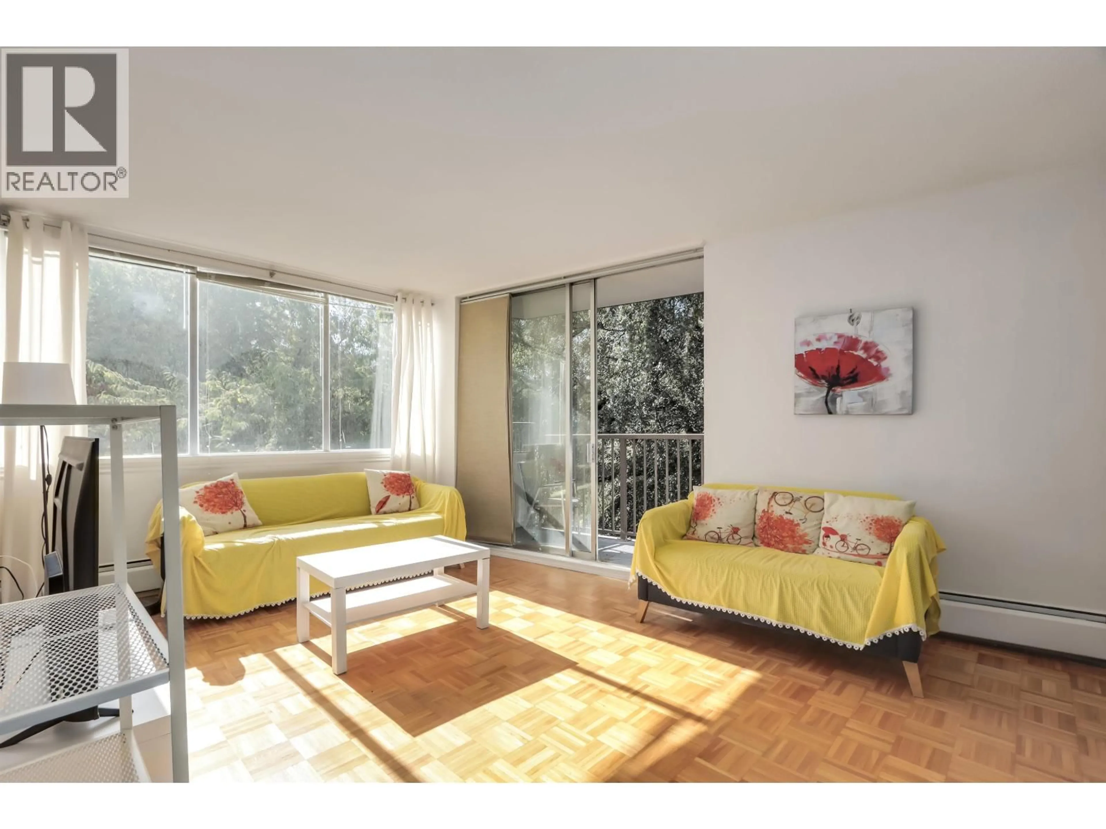 Living room with furniture, unknown for 308 - 1251 CARDERO STREET, Vancouver British Columbia V6G2H9