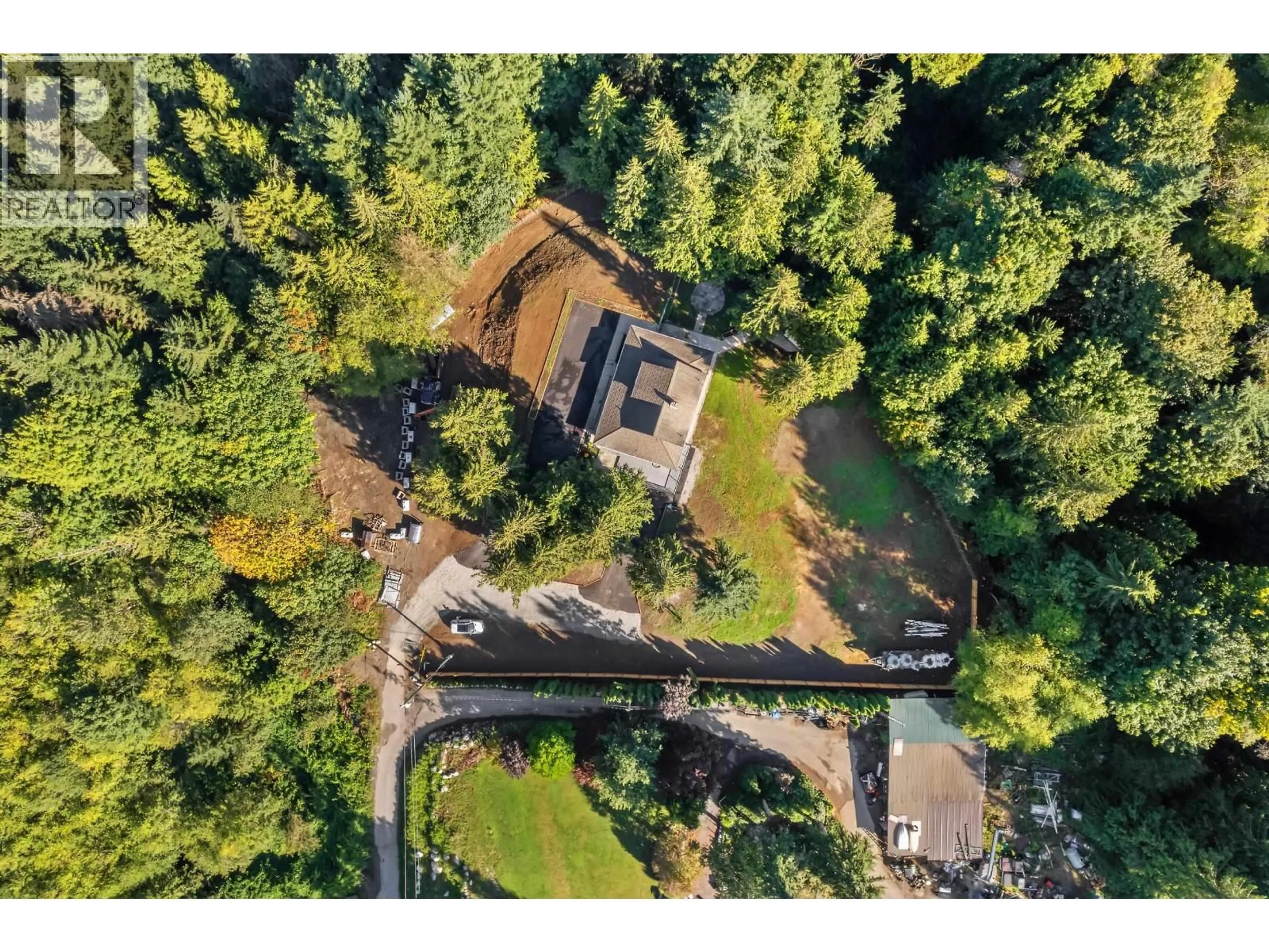 A pic from outside/outdoor area/front of a property/back of a property/a pic from drone, forest/trees view for 12734 246 STREET, Maple Ridge British Columbia V4R1S4