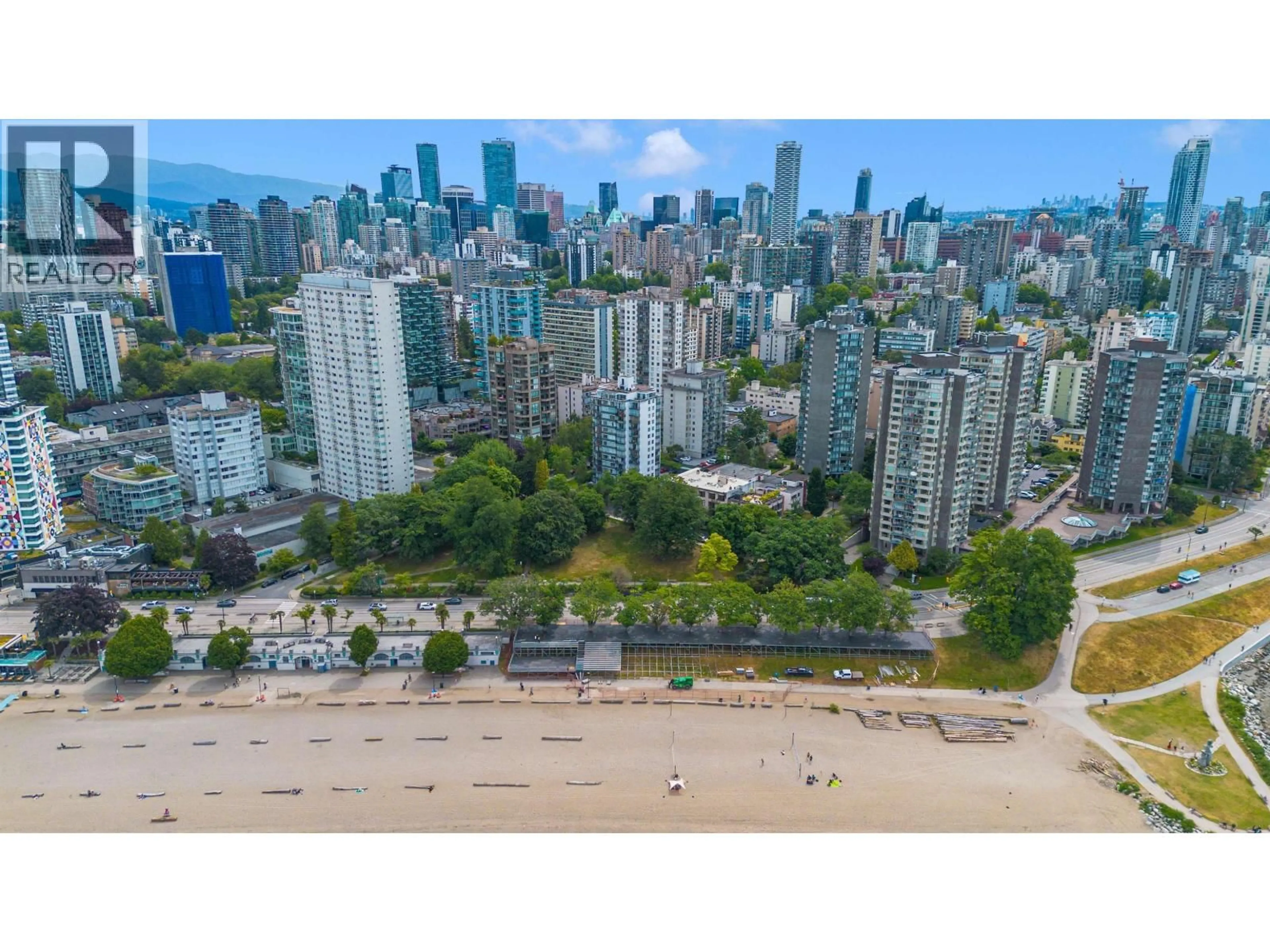A pic from outside/outdoor area/front of a property/back of a property/a pic from drone, city buildings view from balcony for 201 - 1251 CARDERO STREET, Vancouver British Columbia V6G2H9