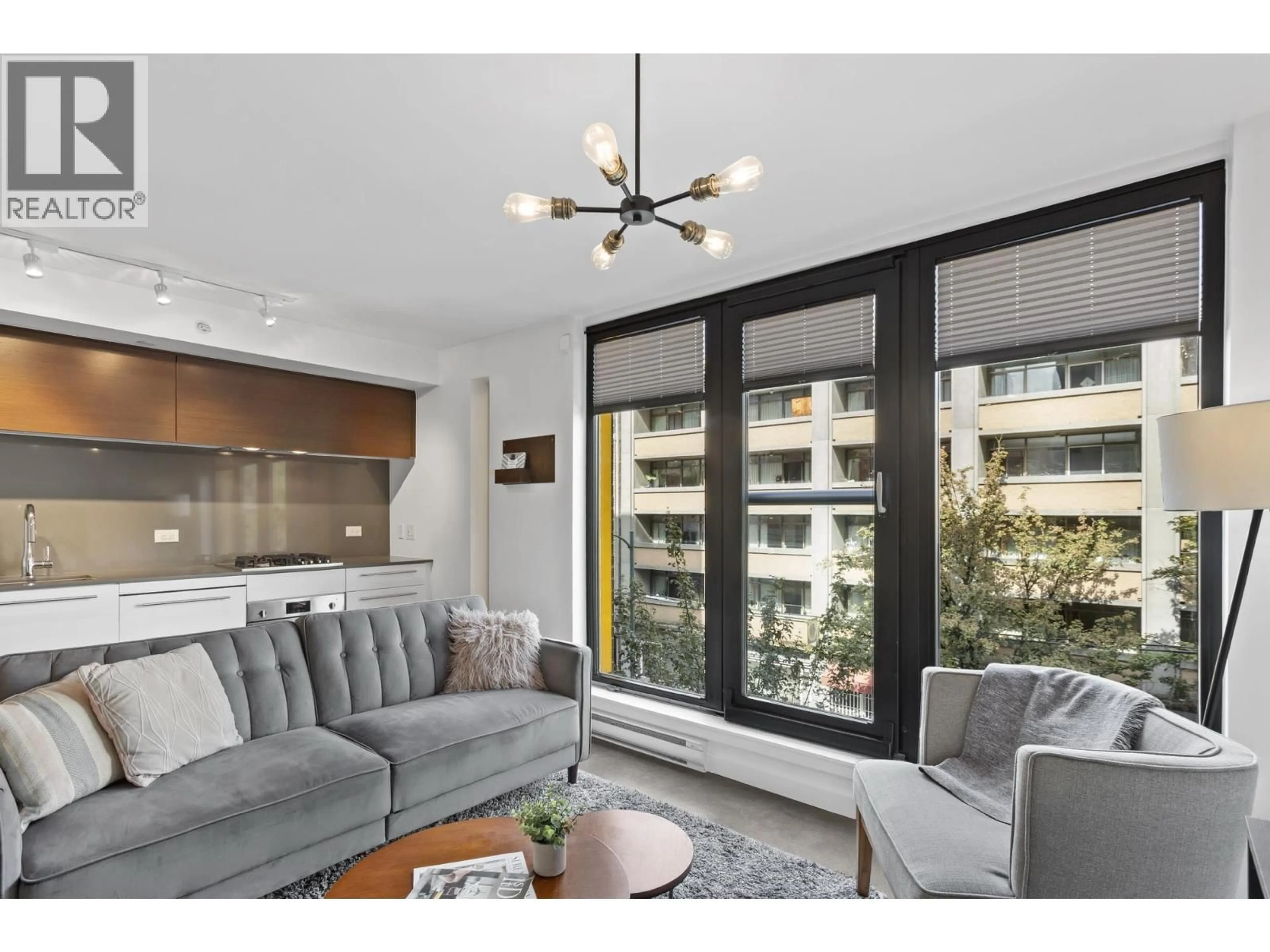 Living room with furniture, unknown for 501 - 150 CORDOVA STREET, Vancouver British Columbia V6A1K9