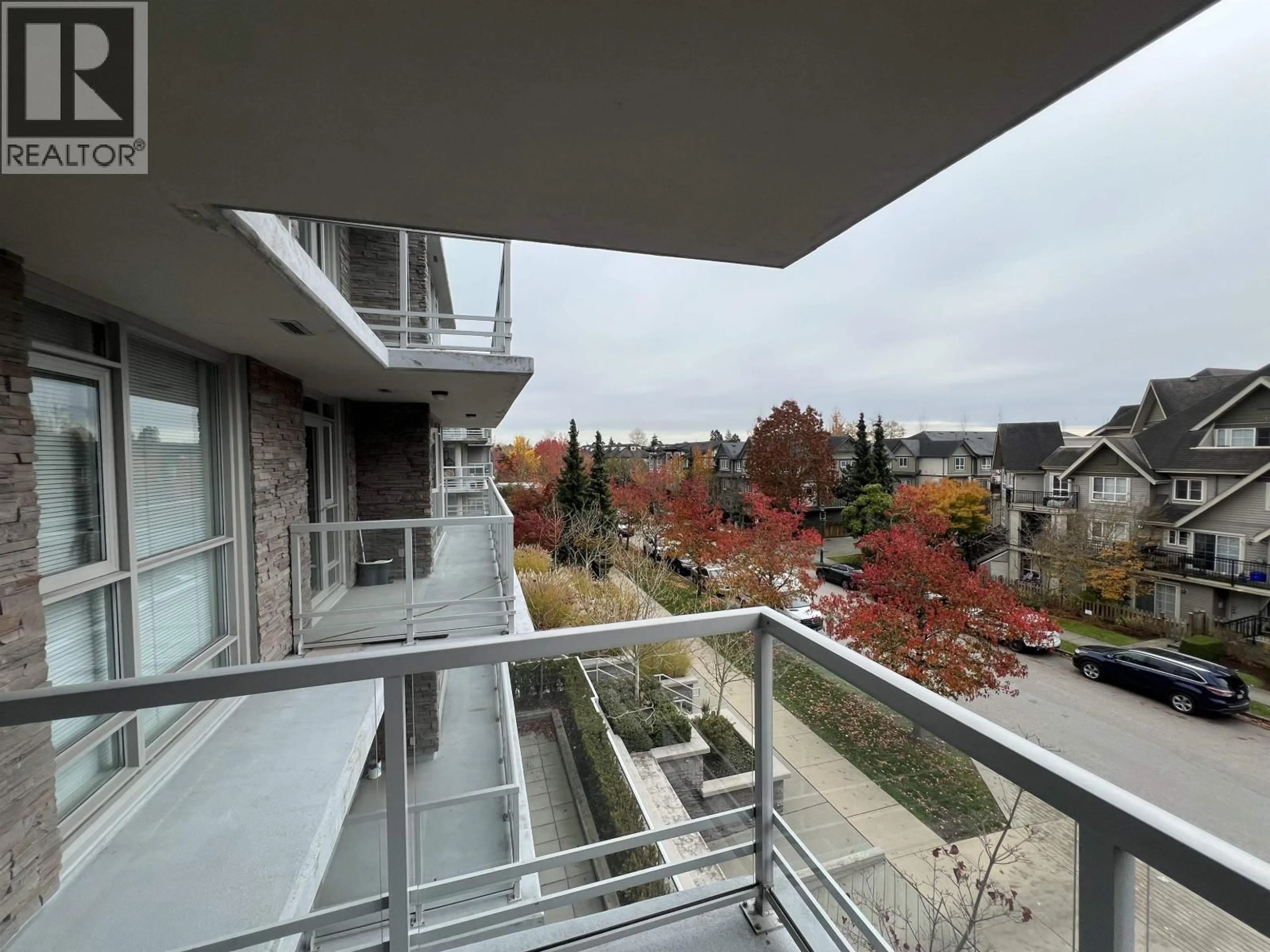 Balcony in the apartment, city buildings view from balcony for 322 - 9371 HEMLOCK DRIVE, Richmond British Columbia V6Y4K6