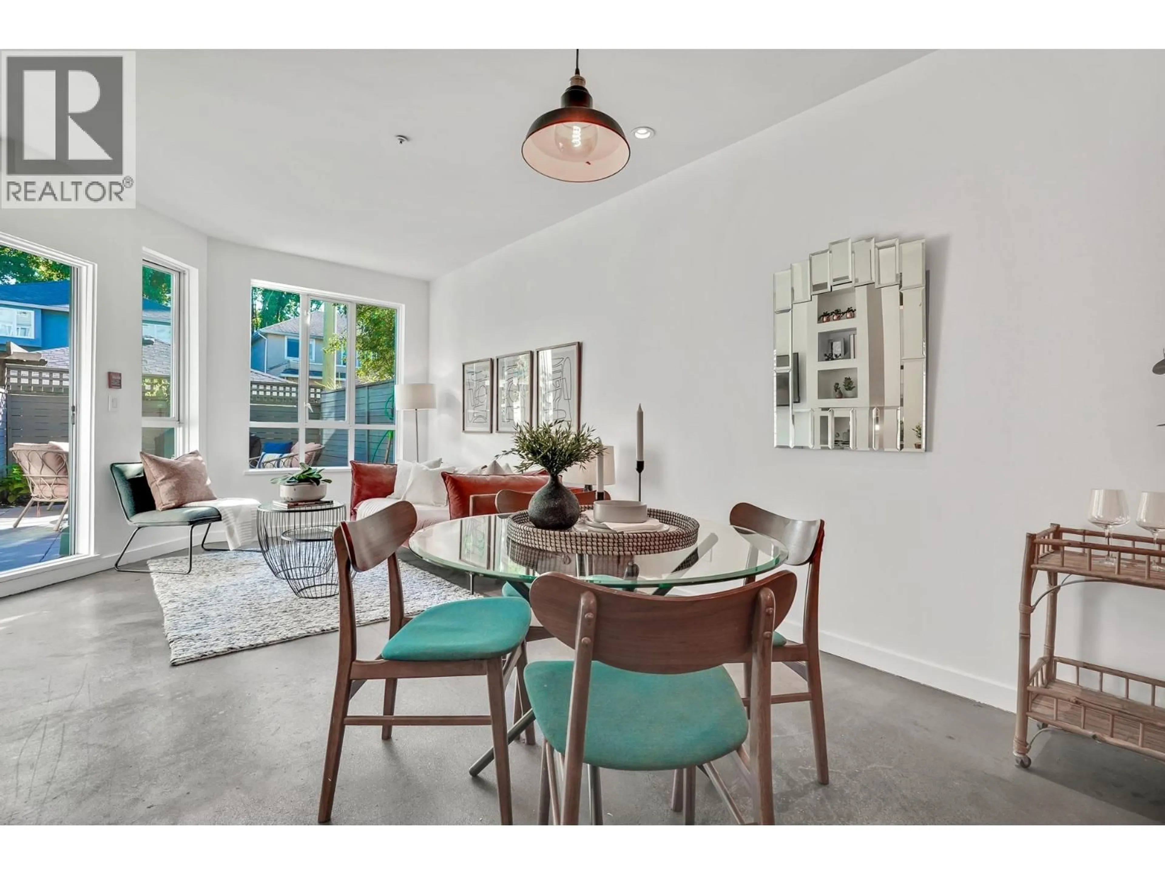 Dining room, ceramic/tile floor for 122 - 3440 BROADWAY, Vancouver British Columbia V6R4R2