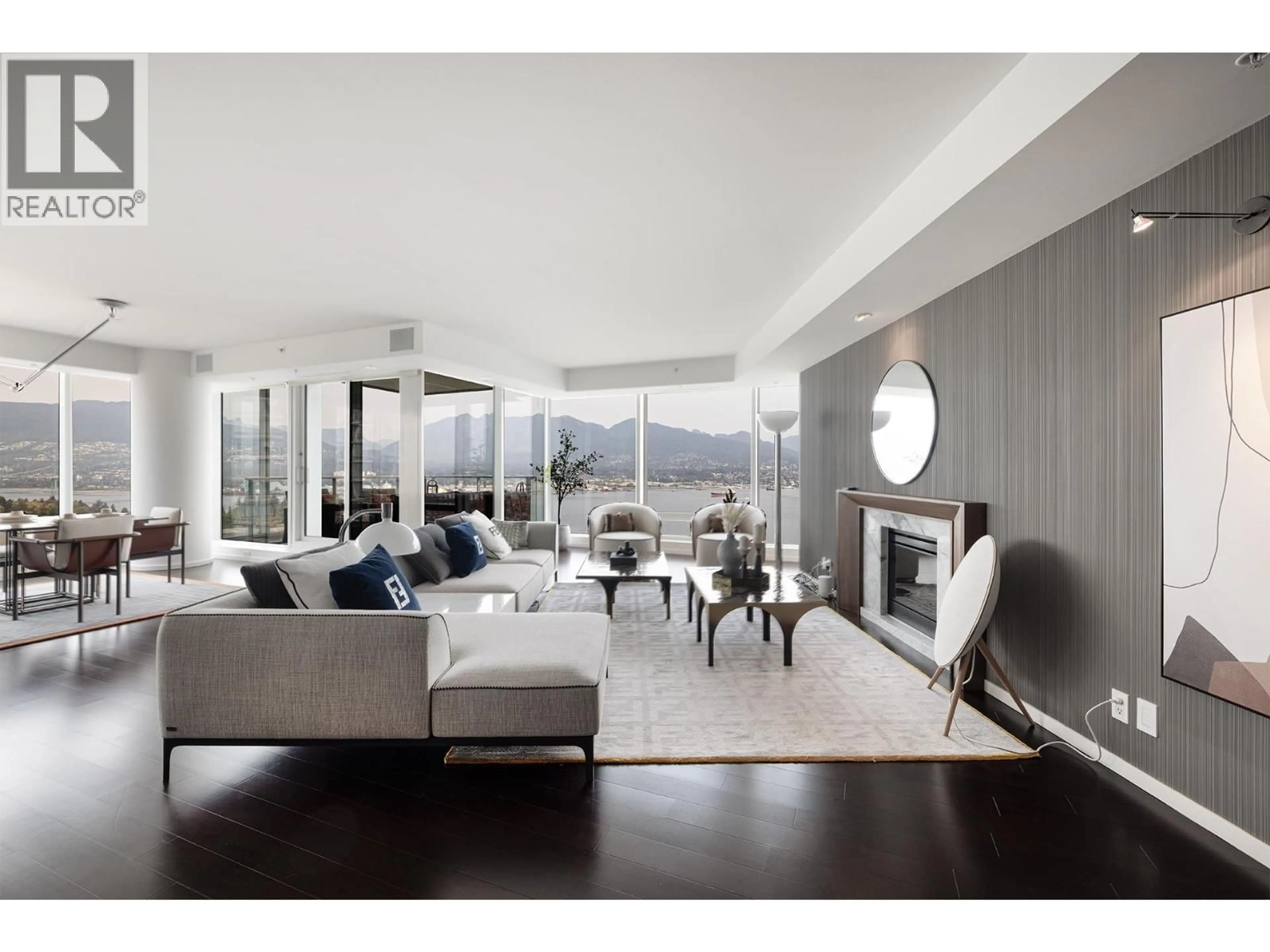 Living room with furniture, unknown for 3307 - 1011 CORDOVA STREET, Vancouver British Columbia V6C0B2