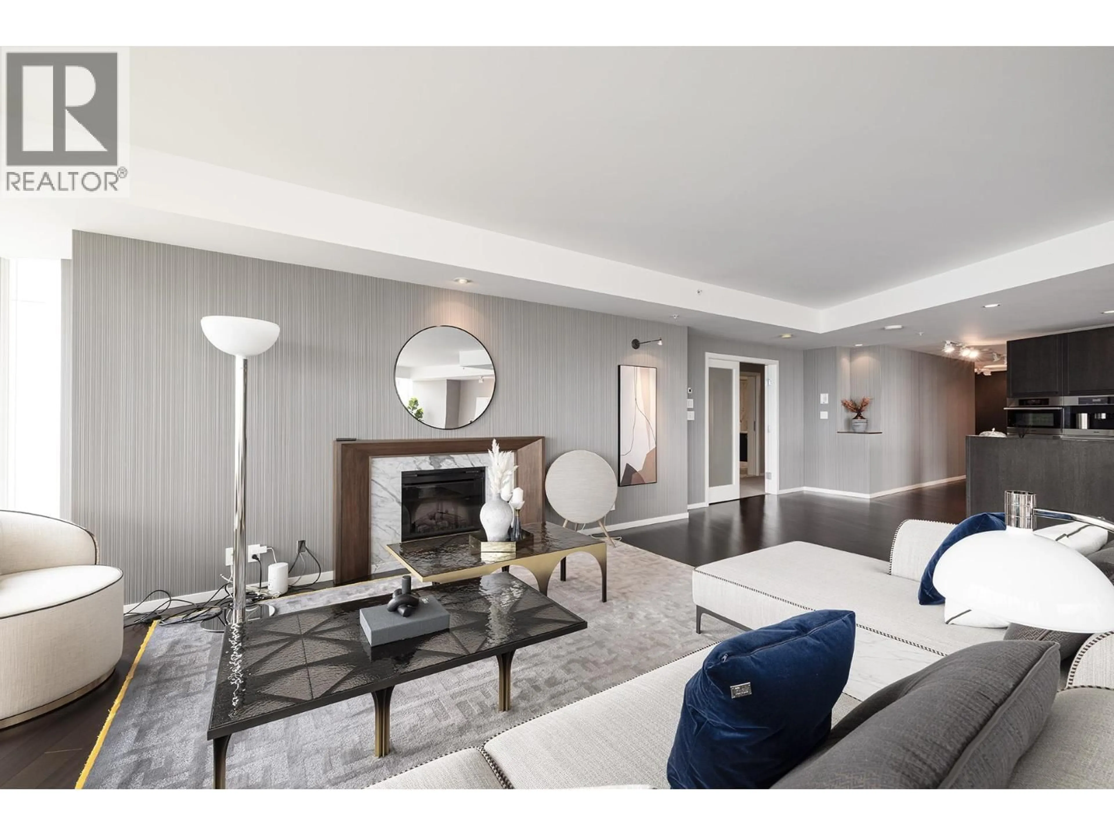 Living room with furniture, unknown for 3307 - 1011 CORDOVA STREET, Vancouver British Columbia V6C0B2