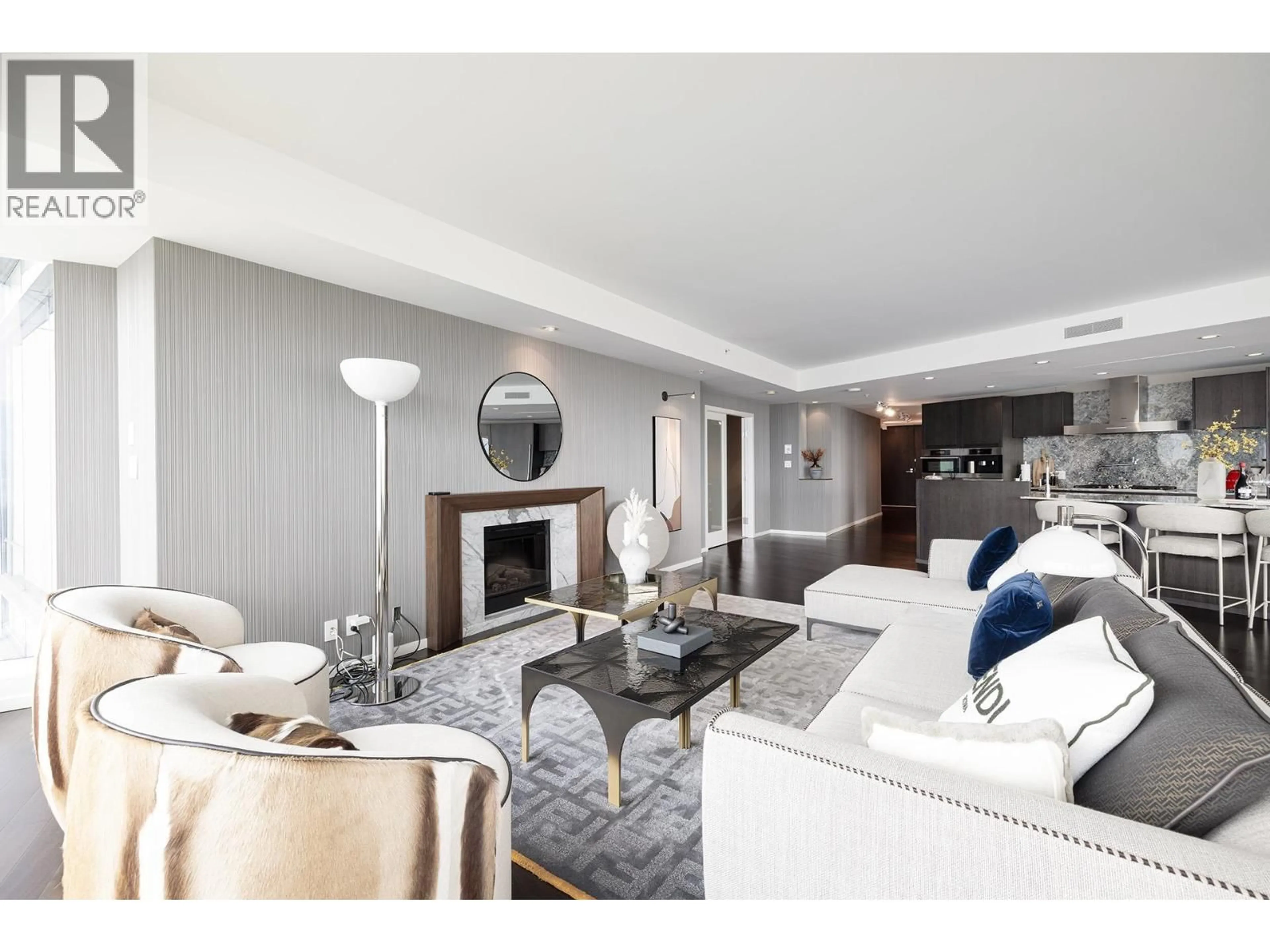 Living room with furniture, unknown for 3307 - 1011 CORDOVA STREET, Vancouver British Columbia V6C0B2