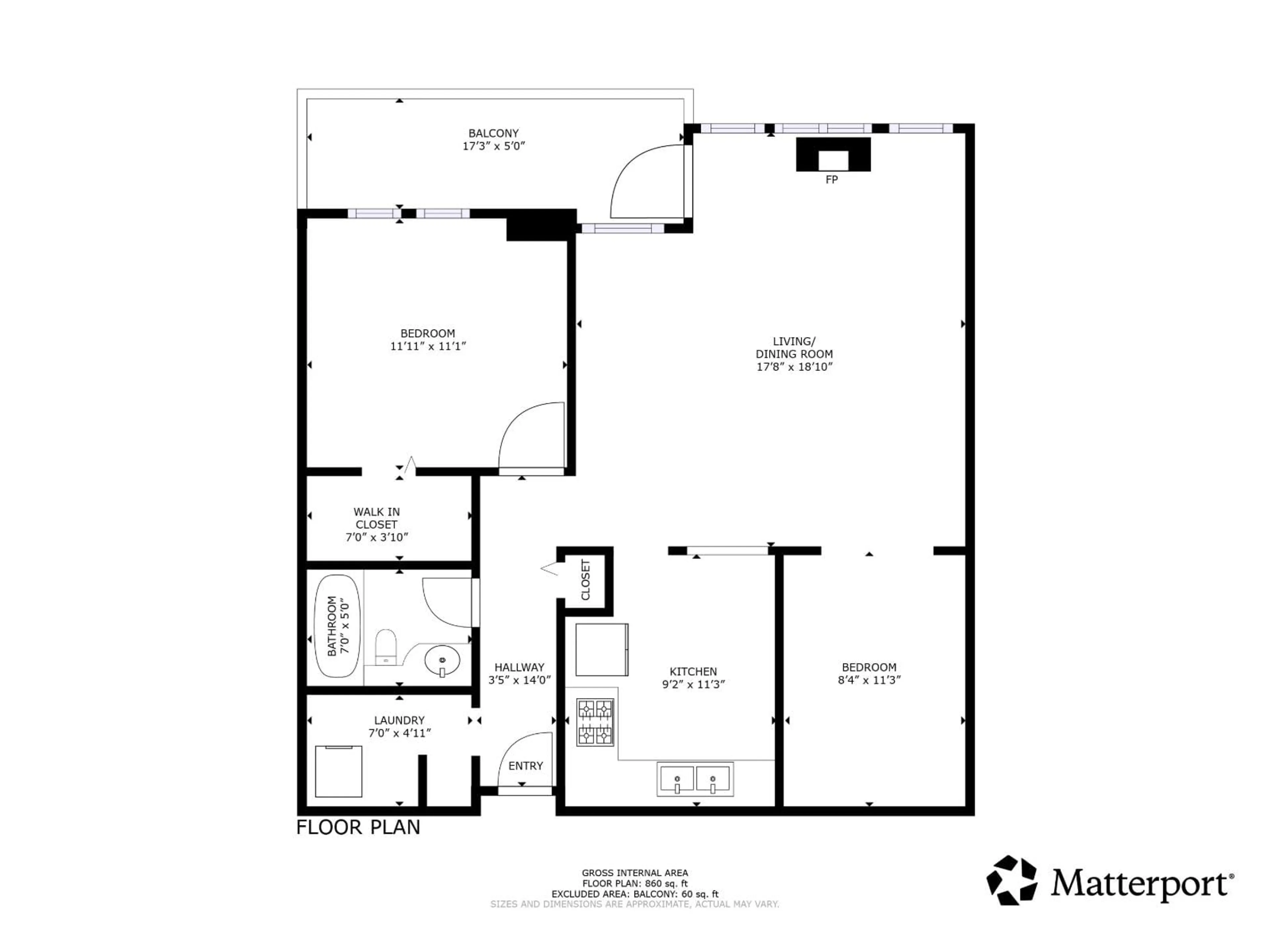 Floor plan for 310 - 33150 4, Mission British Columbia V2V7A3