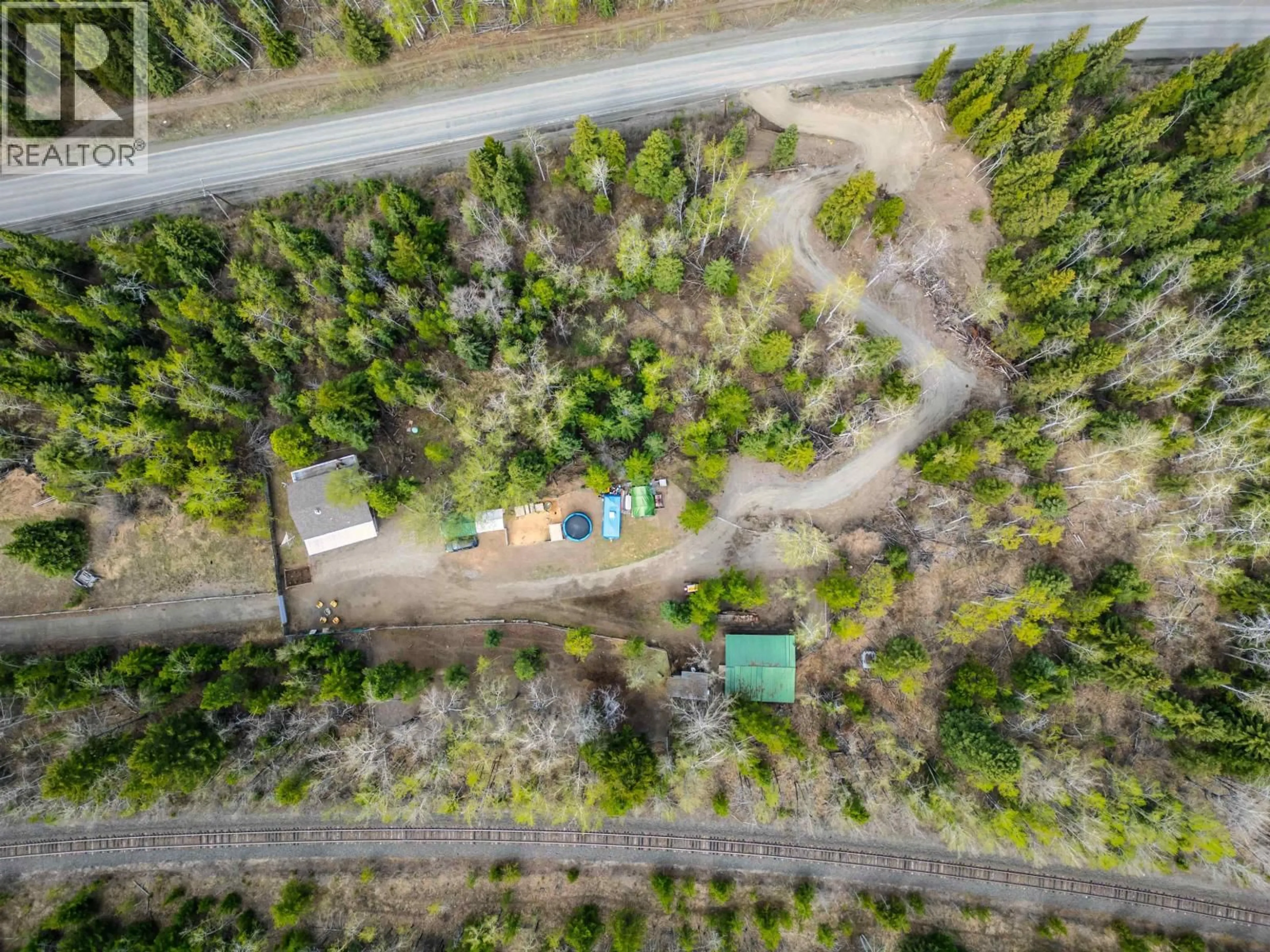 A pic from outside/outdoor area/front of a property/back of a property/a pic from drone, forest/trees view for 6090 LONE BUTTE HORSE LAKE ROAD, Lone Butte British Columbia V0K1X0