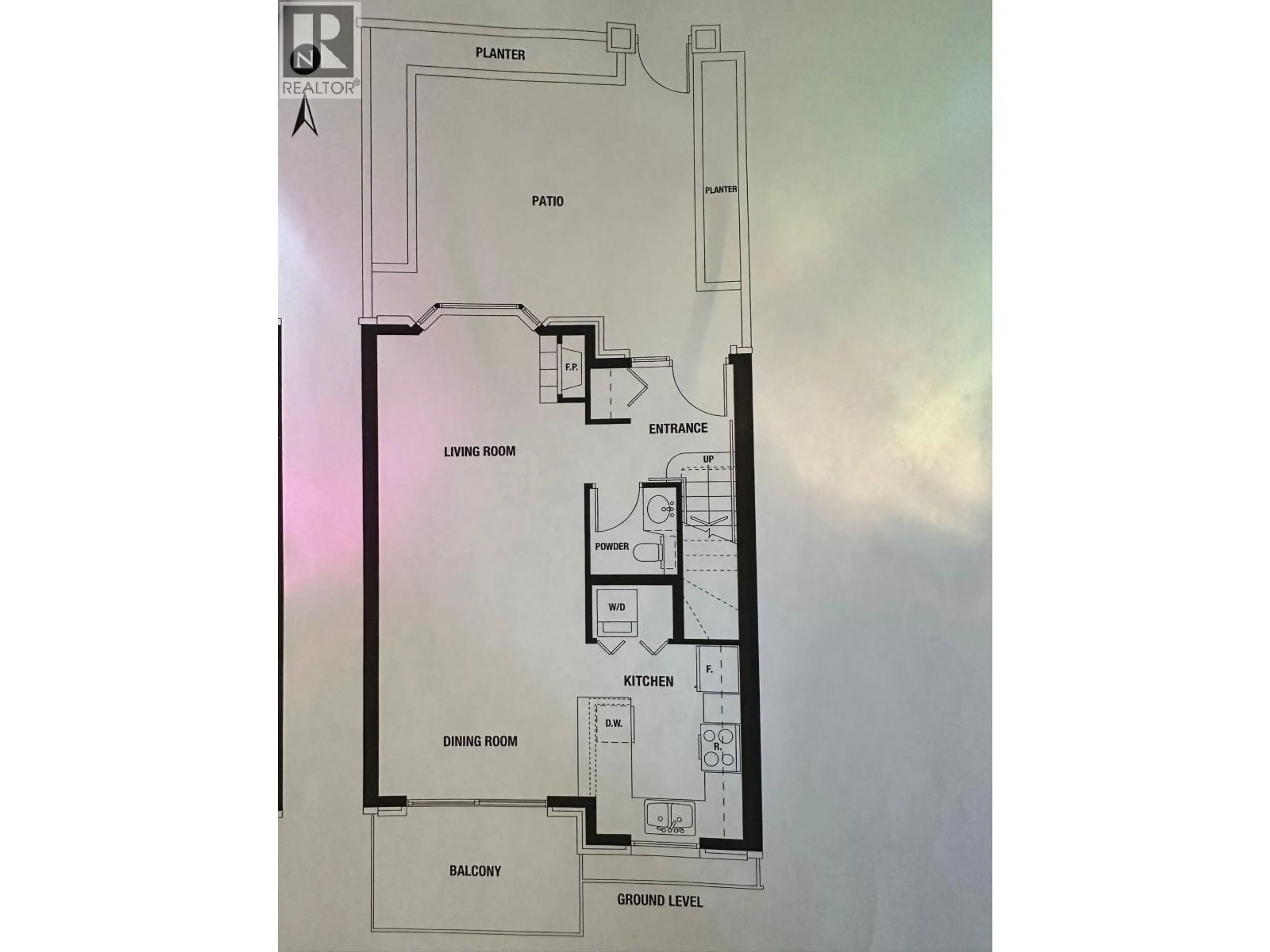 Floor plan for 1 - 4380 HALIFAX STREET, Burnaby British Columbia V5C6R3