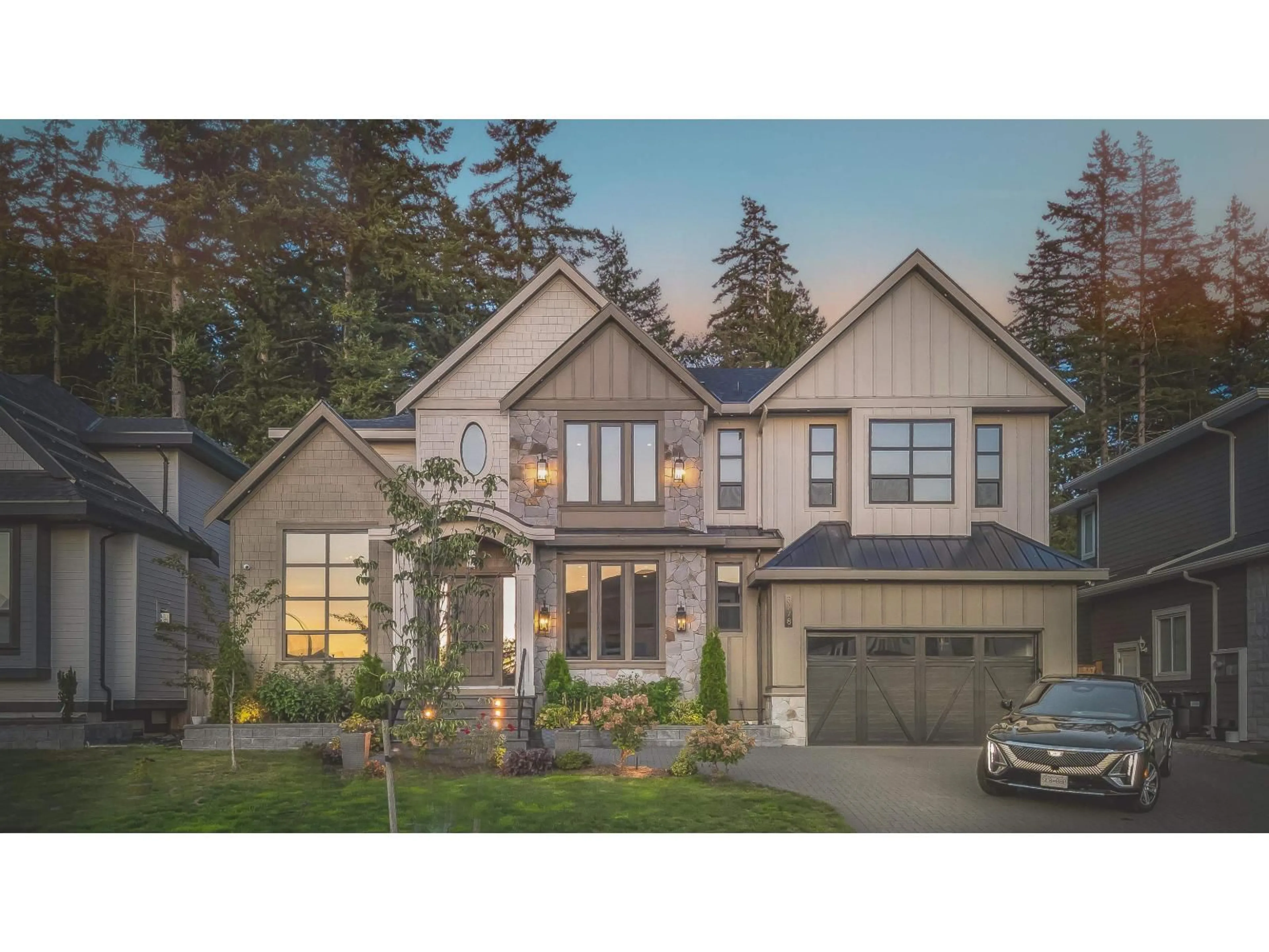 Home with vinyl exterior material, street for 3278 198, Langley British Columbia V3A7L6