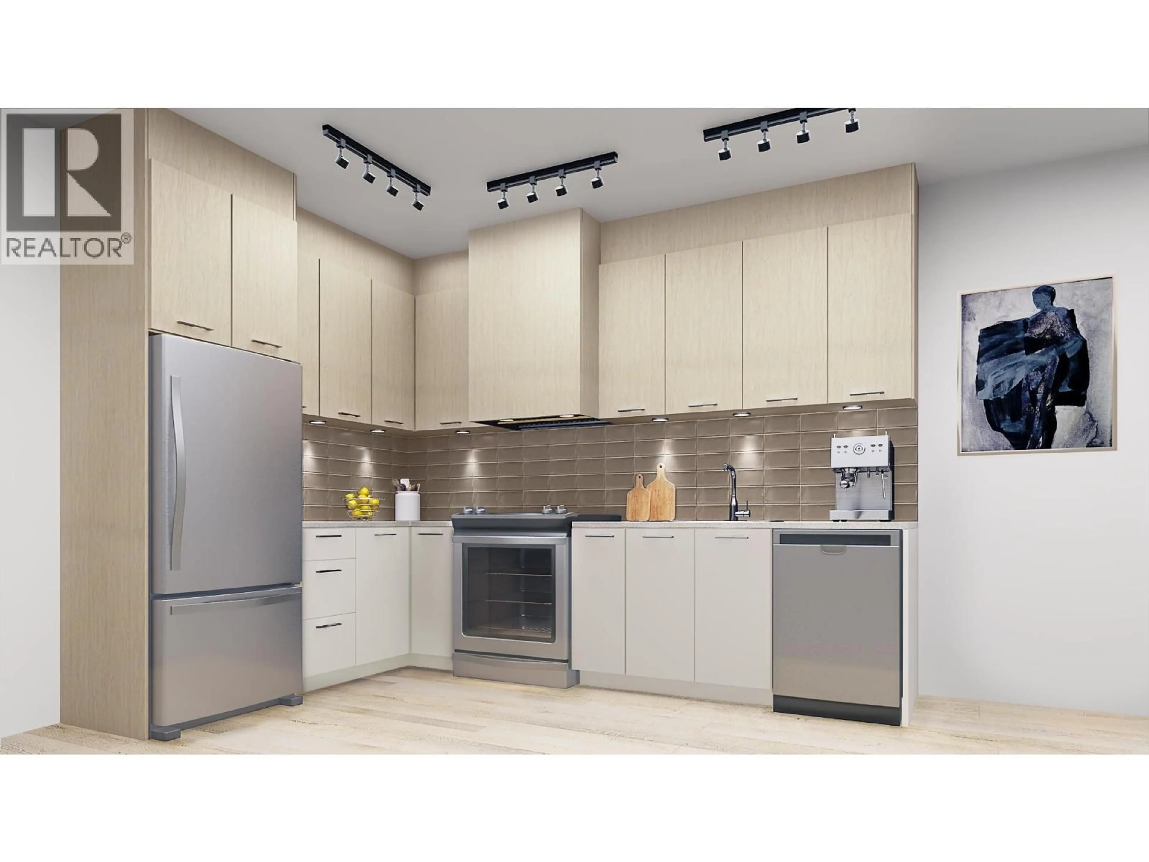 Contemporary kitchen, unknown for 206 - 4933 CLARENDON STREET, Vancouver British Columbia V5R0J6
