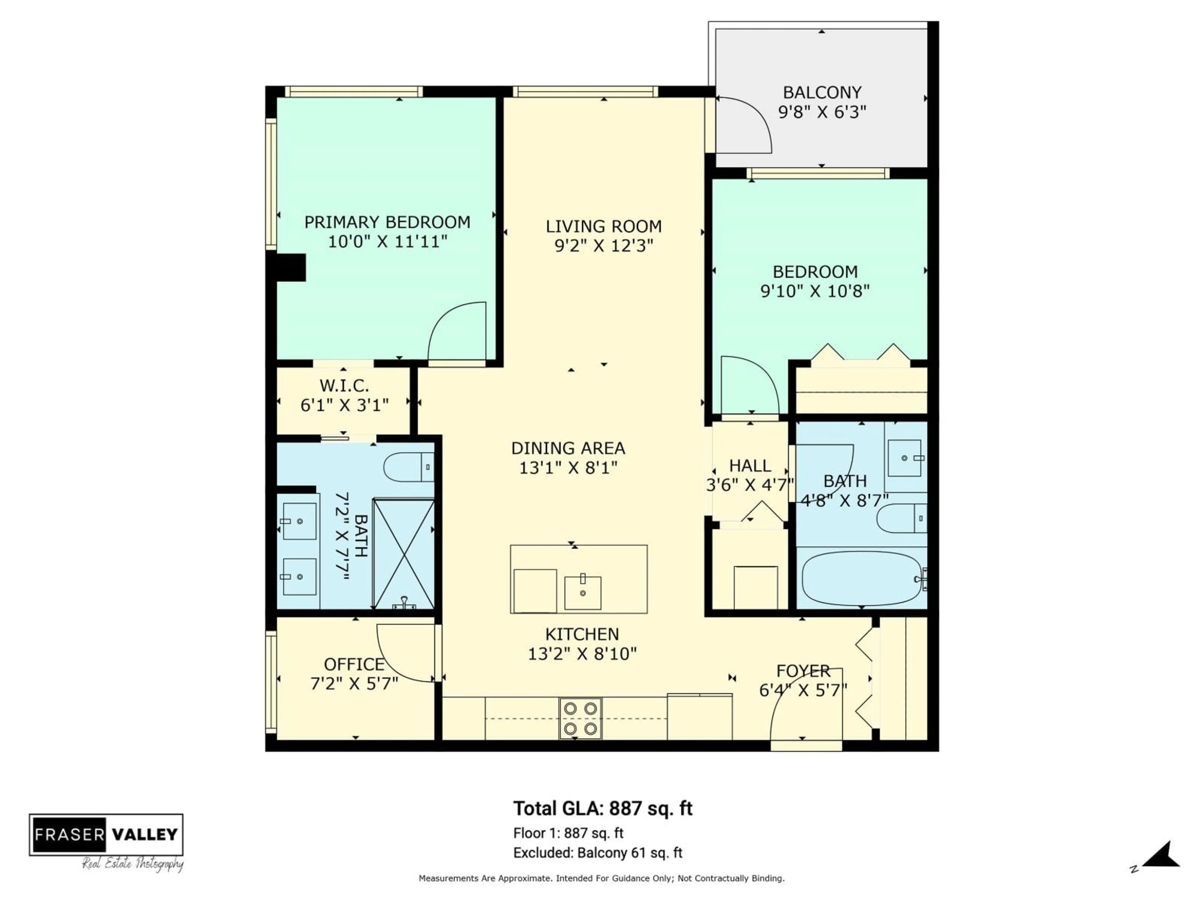Floor plan for 217 - 20695 EASTLEIGH, Langley British Columbia V3A0P7