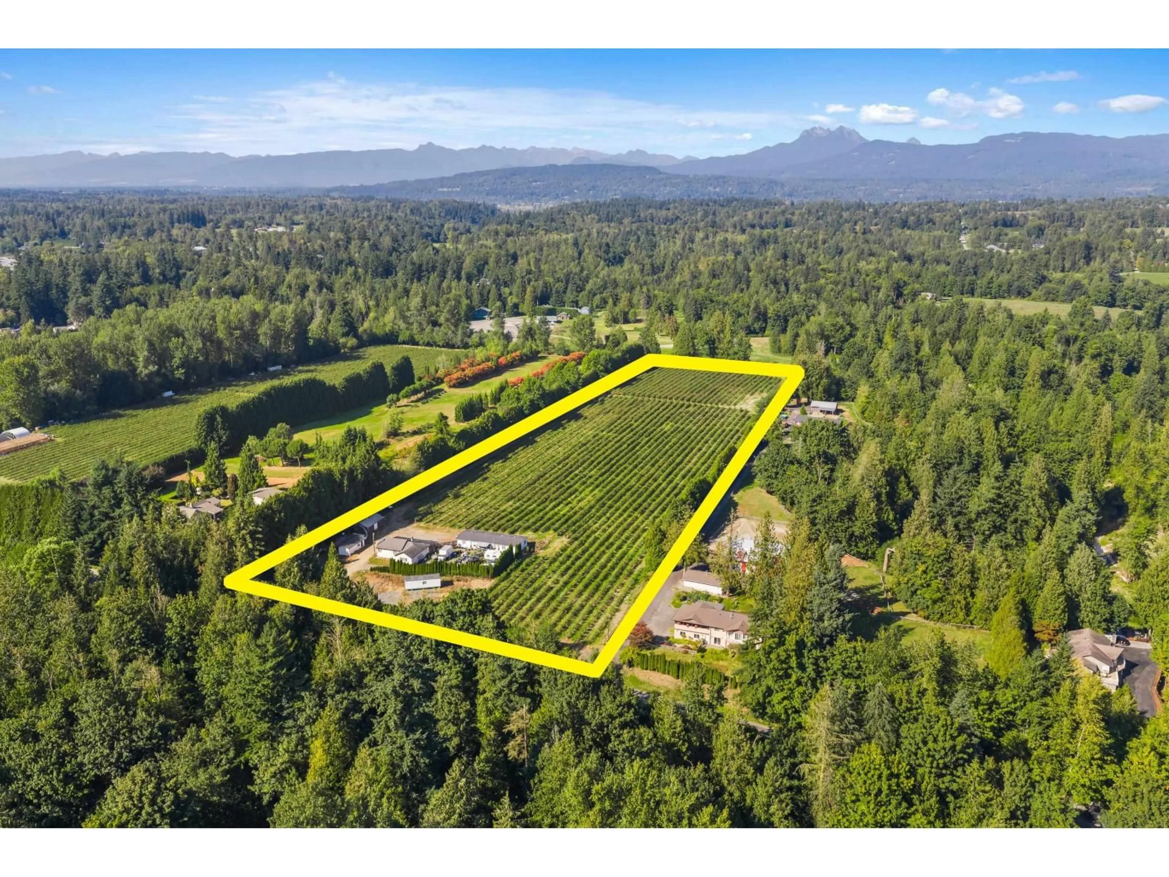 A pic from outside/outdoor area/front of a property/back of a property/a pic from drone, mountain view for 27911 56, Abbotsford British Columbia V4X1S5