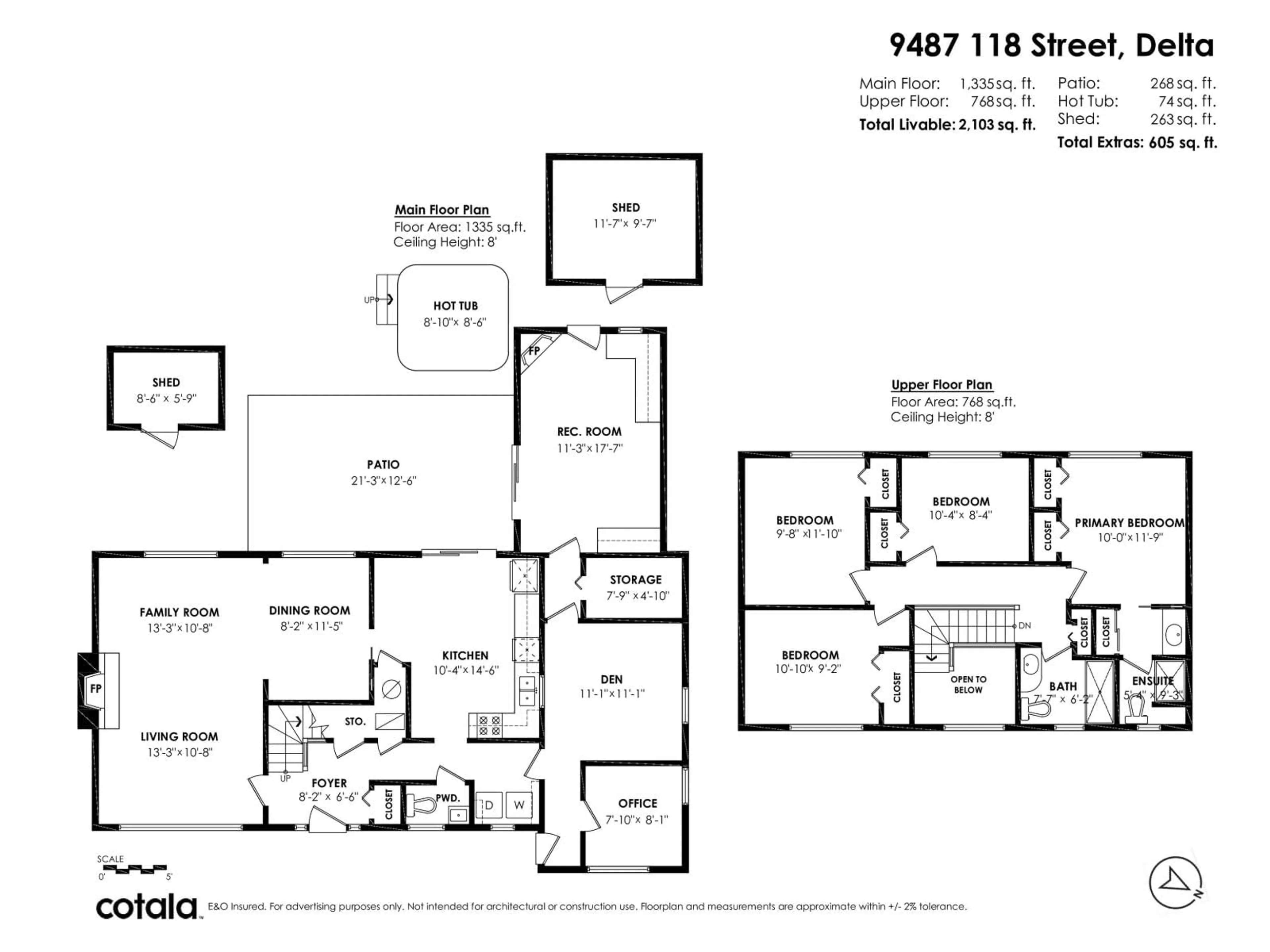 Floor plan for 9487 118, Delta British Columbia V4C6J3