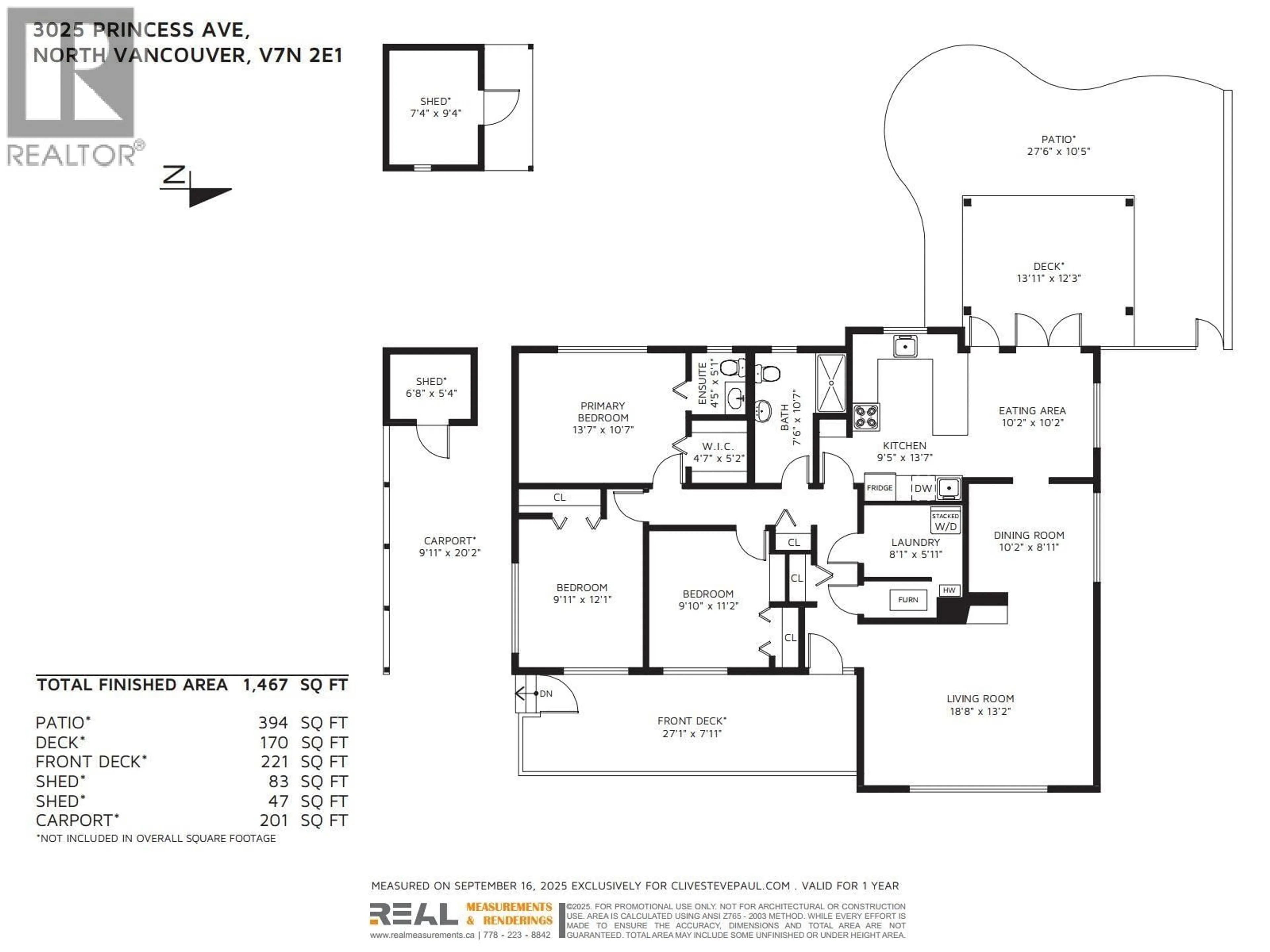 Floor plan for 3025 PRINCESS AVENUE, North Vancouver British Columbia V7N2E1