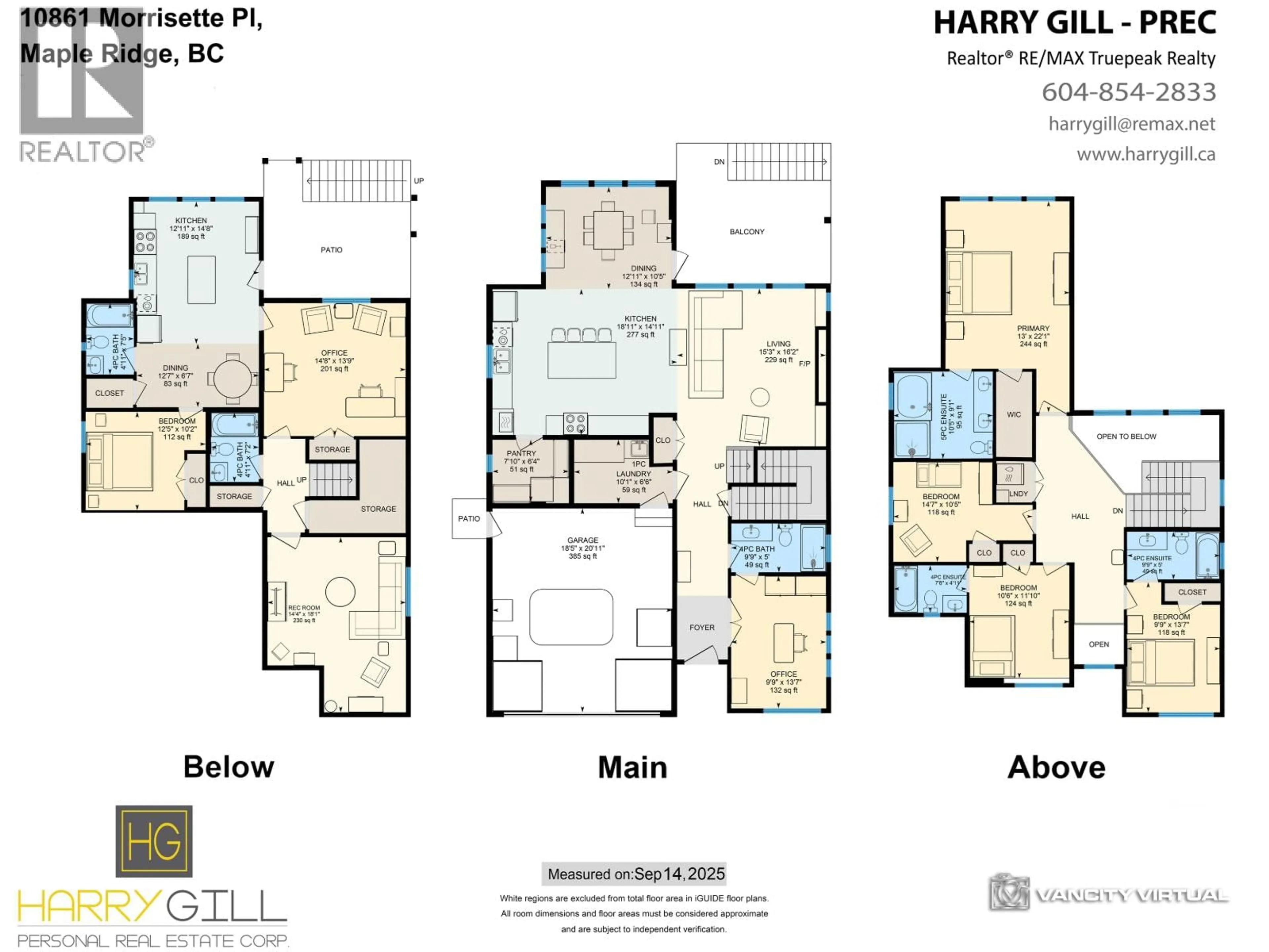 Floor plan for 10861 MORRISETTE PLACE, Maple Ridge British Columbia V2W1G8