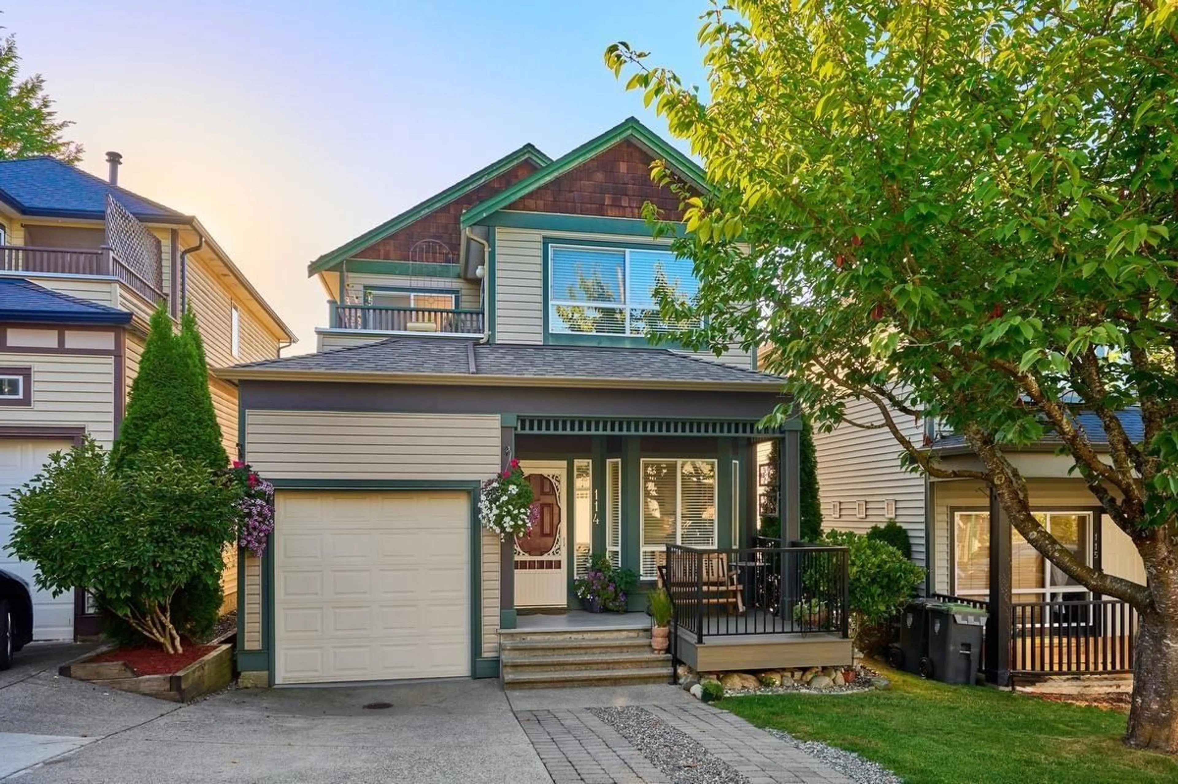 Home with vinyl exterior material, street for 114 - 8888 216TH, Langley British Columbia V1M3Z8