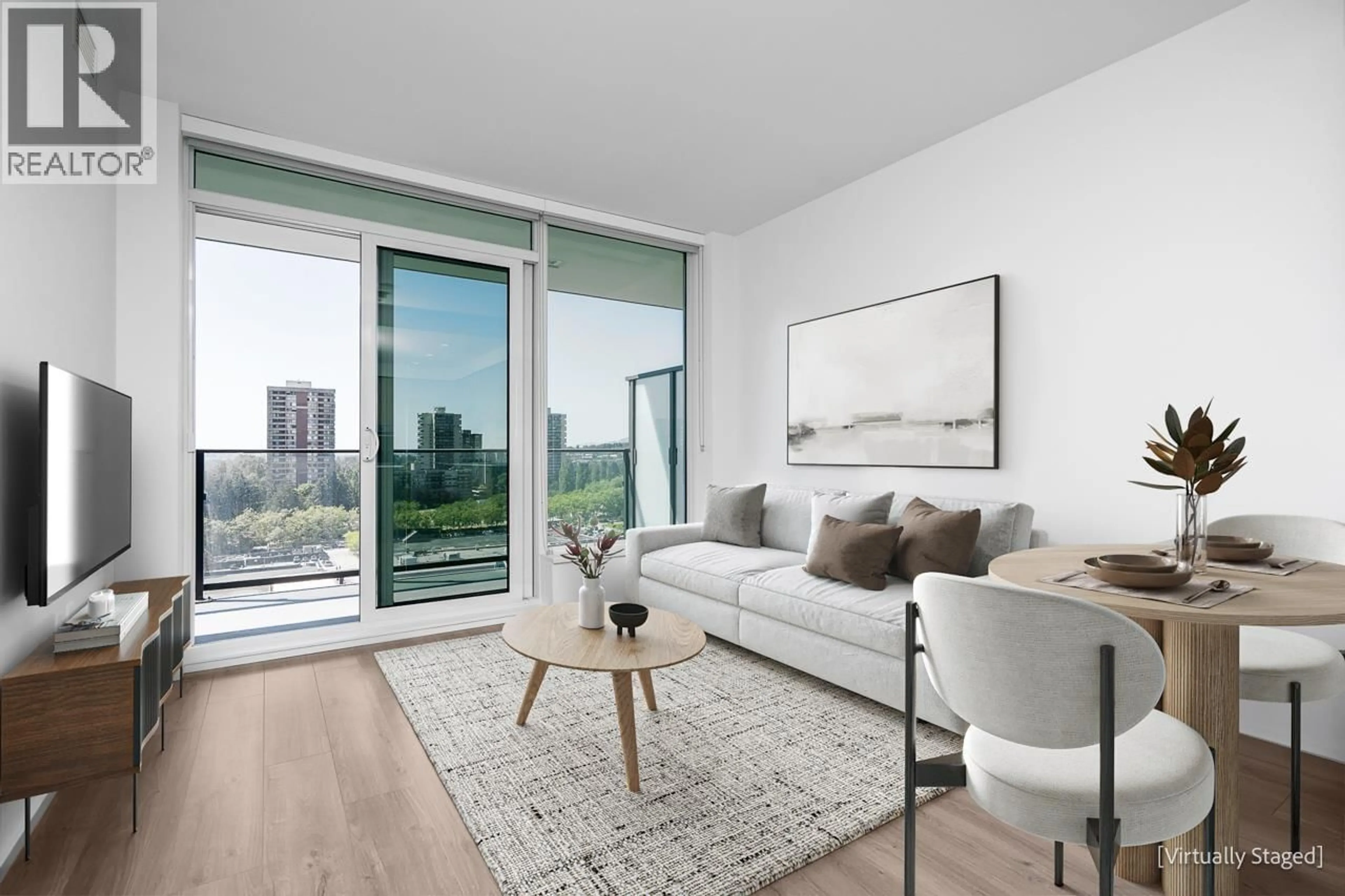 Living room with furniture, unknown for 708 - 3809 EVERGREEN PLACE, Burnaby British Columbia V3J0M1