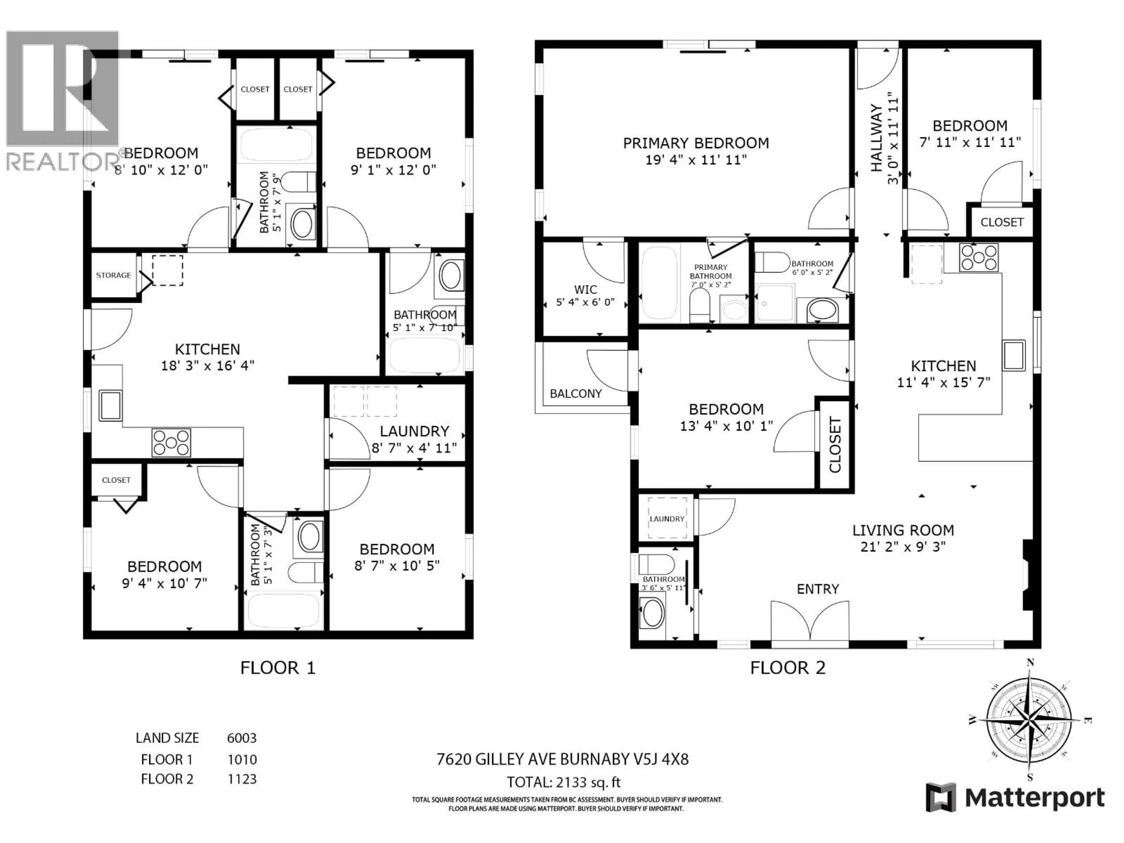Floor plan for 7620 GILLEY AVENUE, Burnaby British Columbia V5J4X8