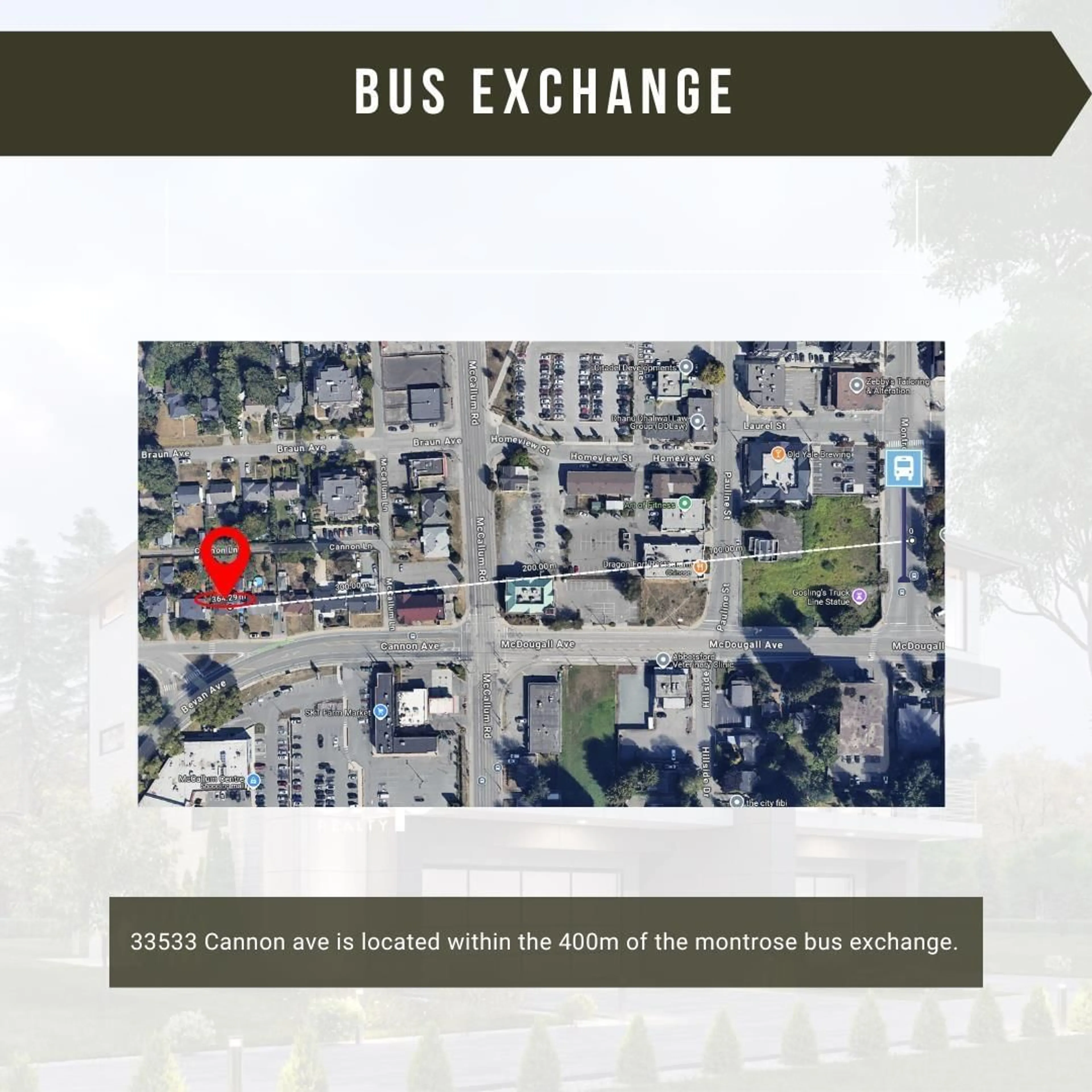 Picture of a map for 33533 CANNON, Abbotsford British Columbia V2S1W1