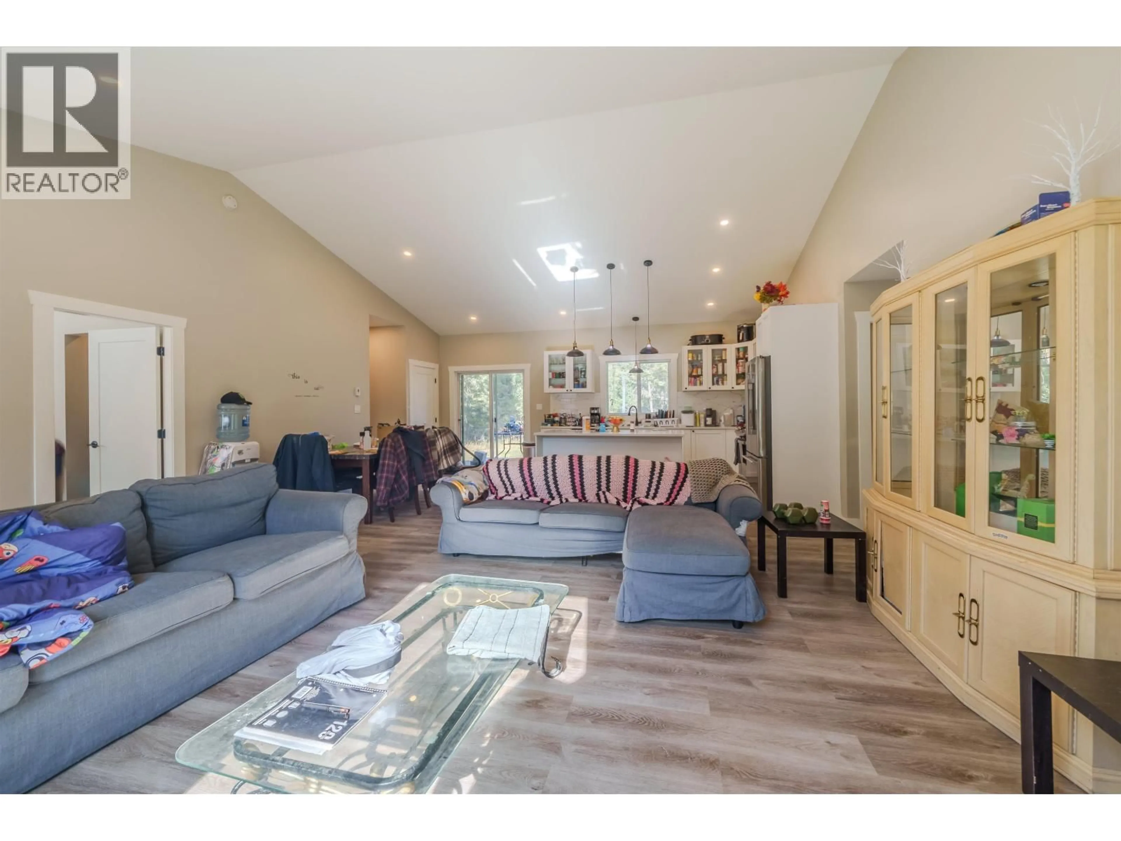 Living room with furniture, unknown for 5025 KYLLO ROAD, 108 Mile Ranch British Columbia V0K2Z0