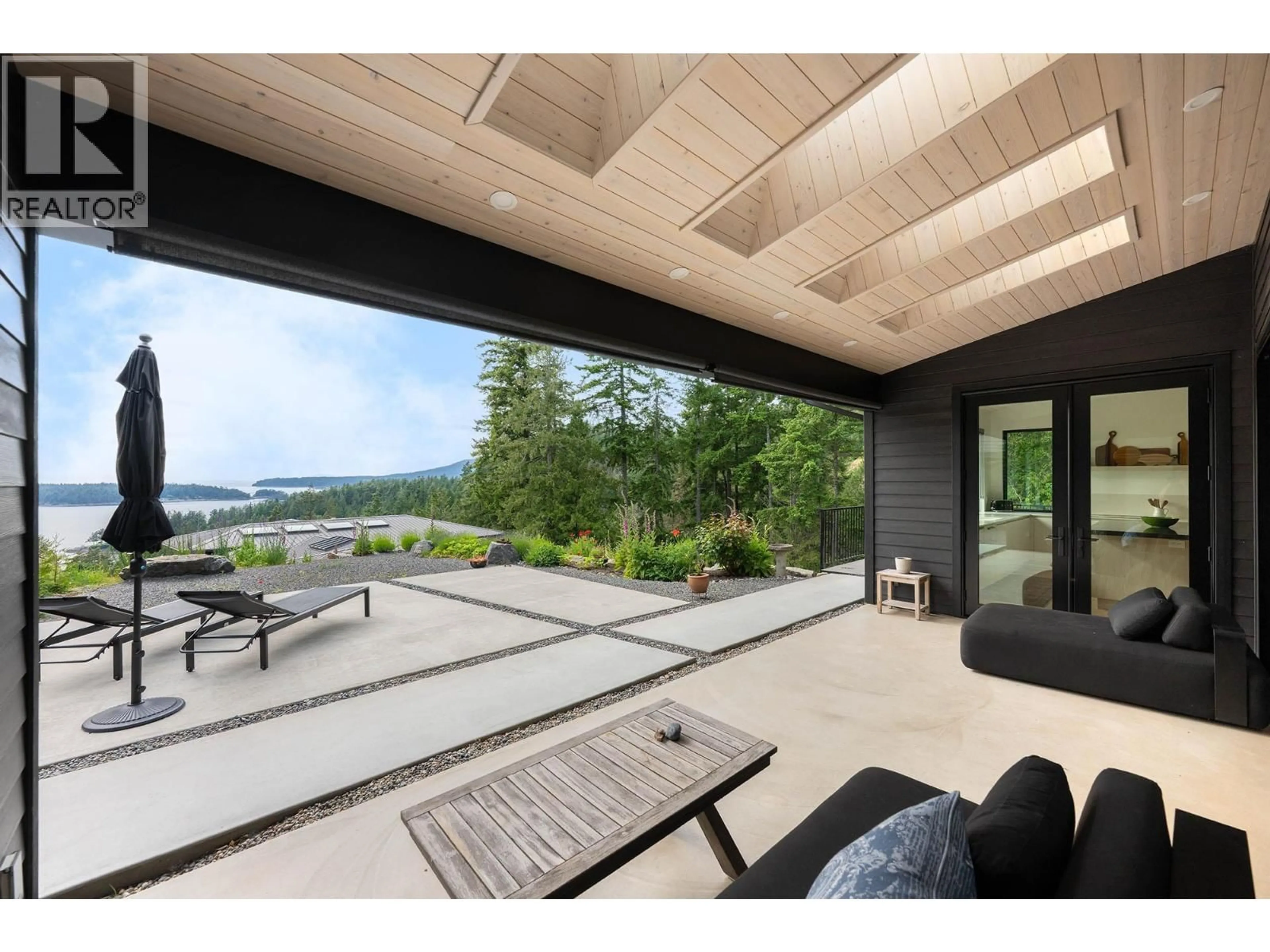 Patio, water/lake/river/ocean view for 1620 EVERGREEN LANE, Bowen Island British Columbia V0N1G2