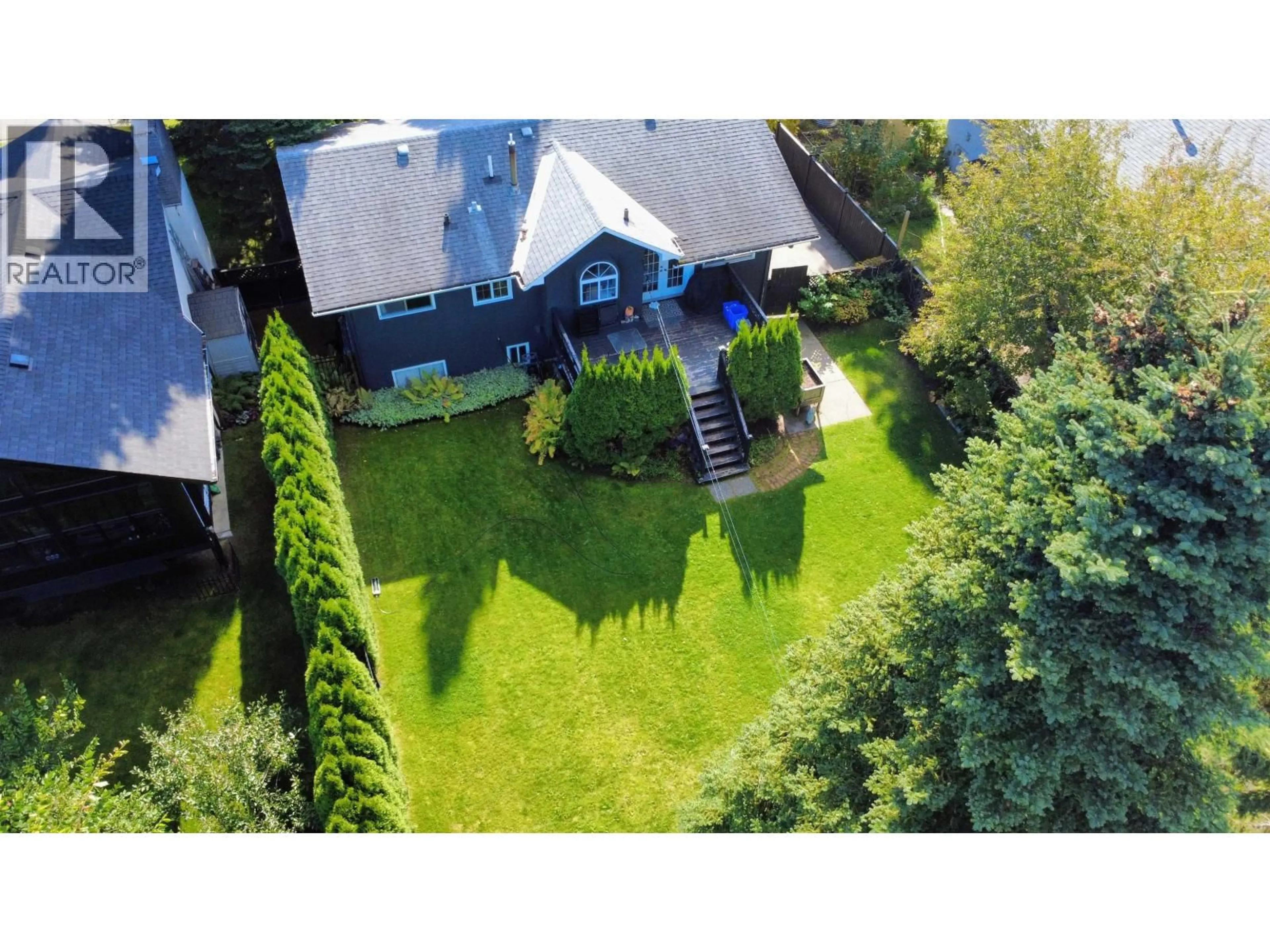 A pic from outside/outdoor area/front of a property/back of a property/a pic from drone, unknown for 4150 RAINBOW DRIVE, Prince George British Columbia V2K4X8