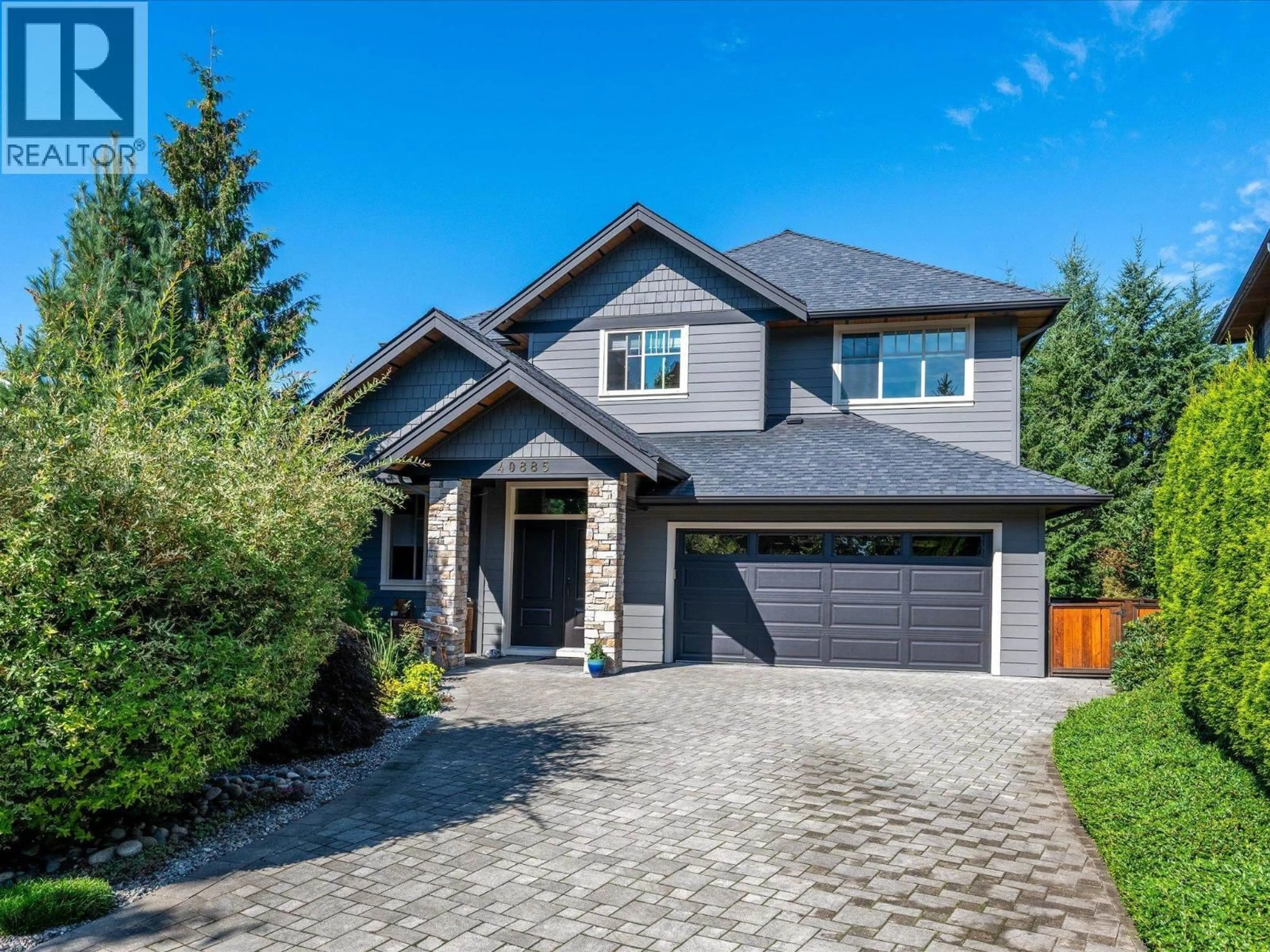 Home with brick exterior material, street for 40885 THE CRESCENT, Squamish British Columbia V8B0R9