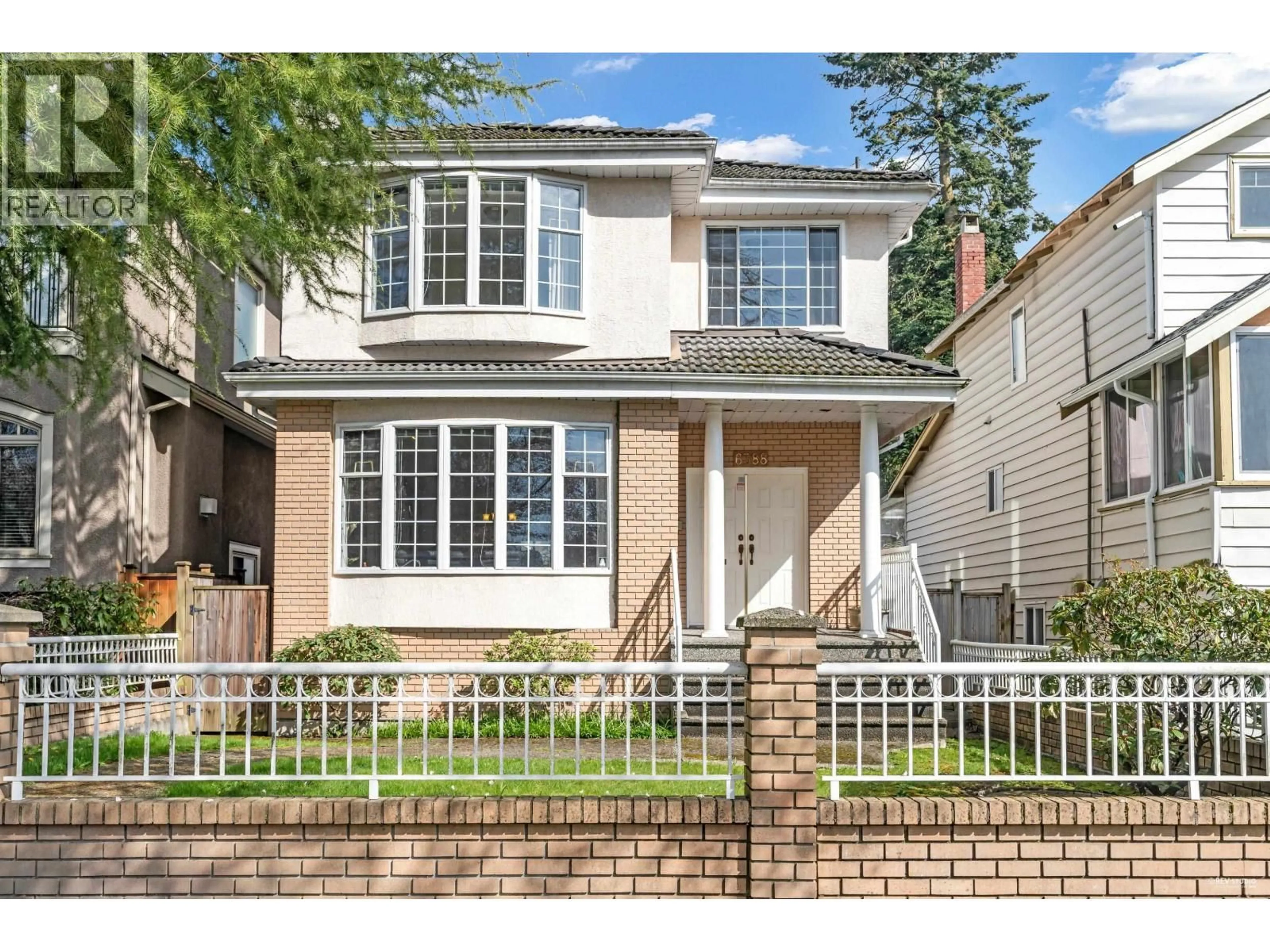 Home with brick exterior material, street for 6388 LABURNUM STREET, Vancouver British Columbia V6M3S9