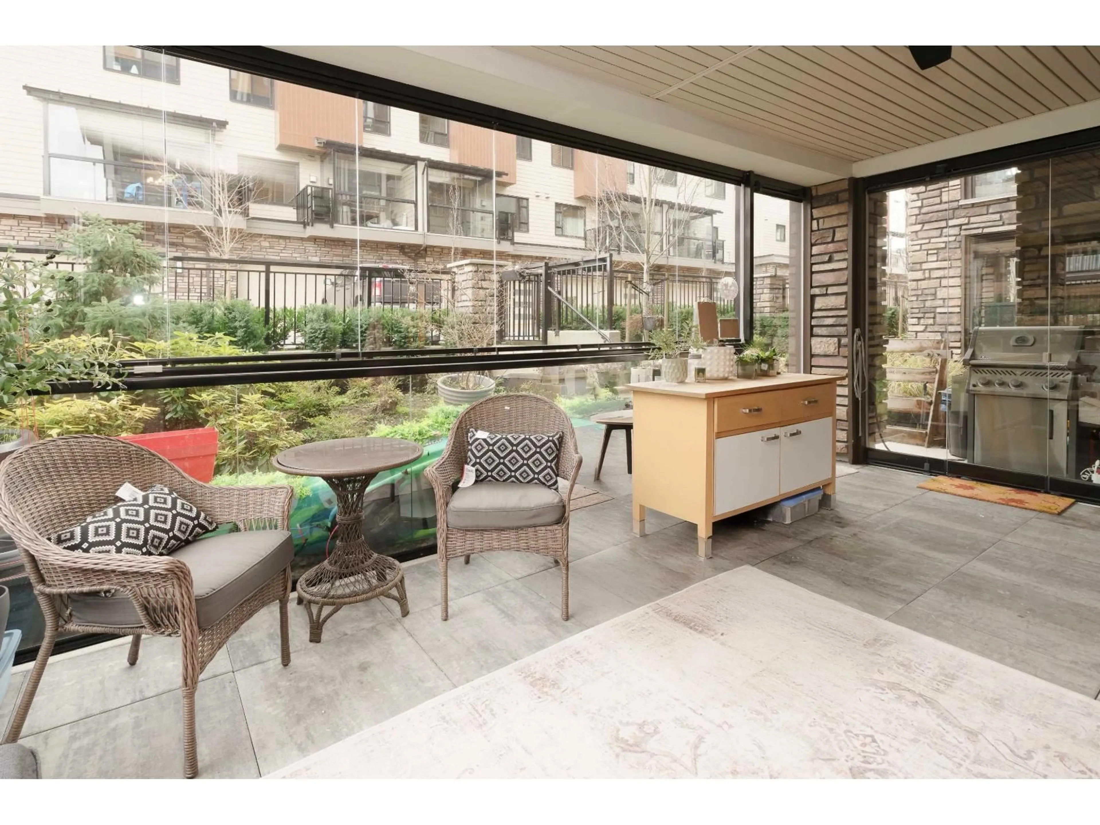 Patio, street for 104 - 8538 203A, Langley British Columbia V2Y3P9