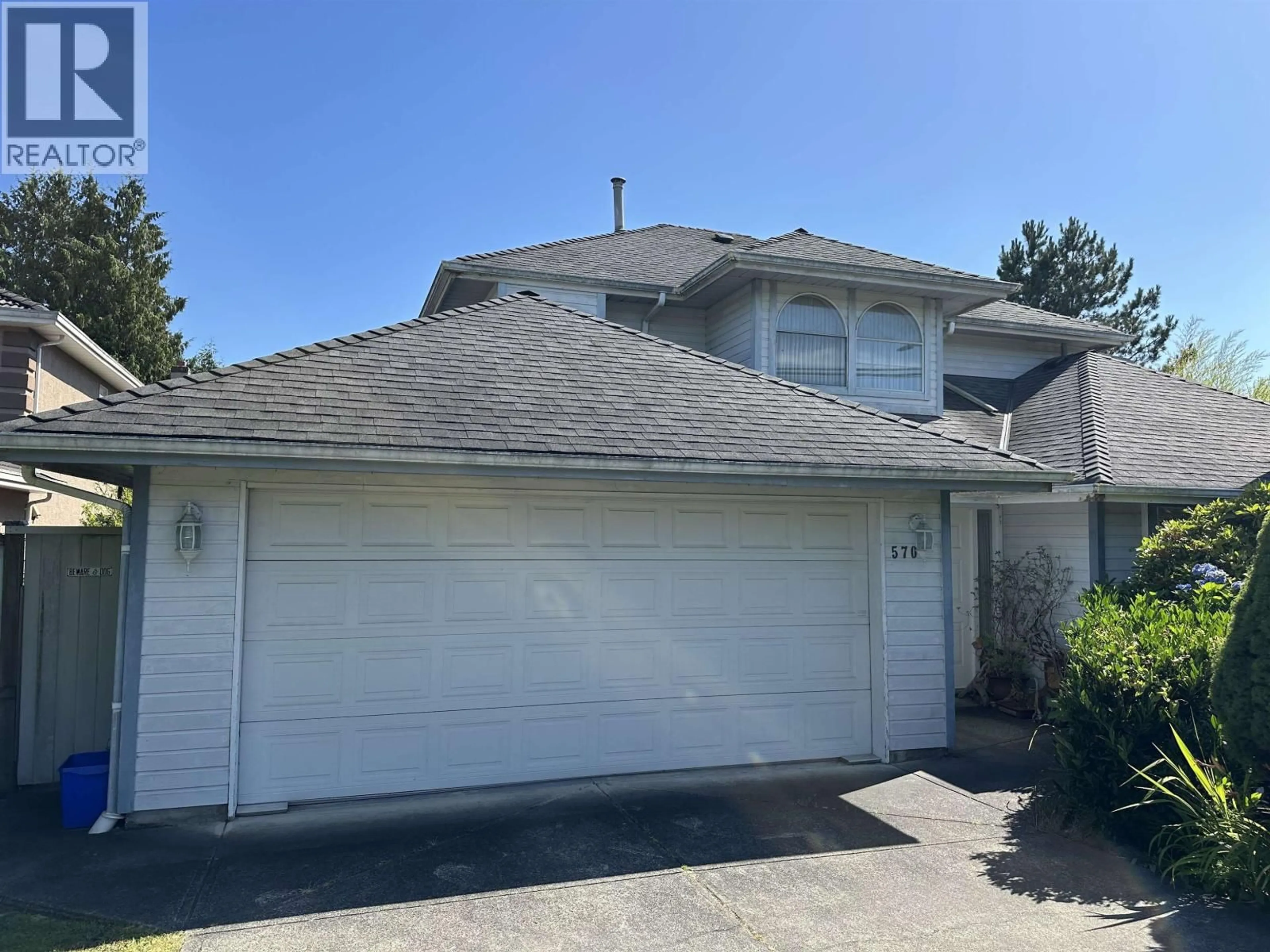 Home with vinyl exterior material, street for 5700 MAPLE ROAD, Richmond British Columbia V7E1G3