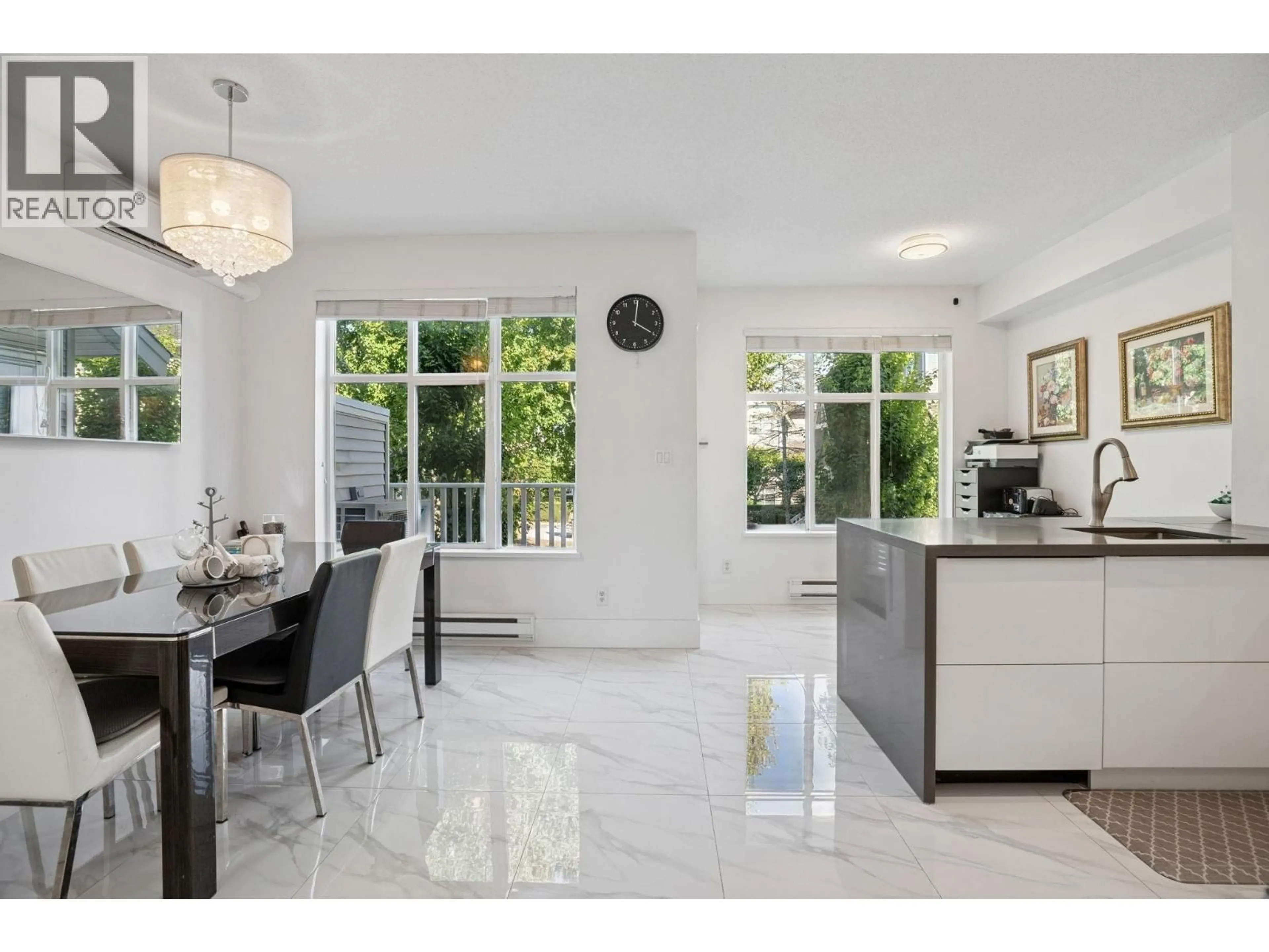Open concept kitchen, ceramic/tile floor for 2 - 7288 HEATHER STREET, Richmond British Columbia V6Y4L4