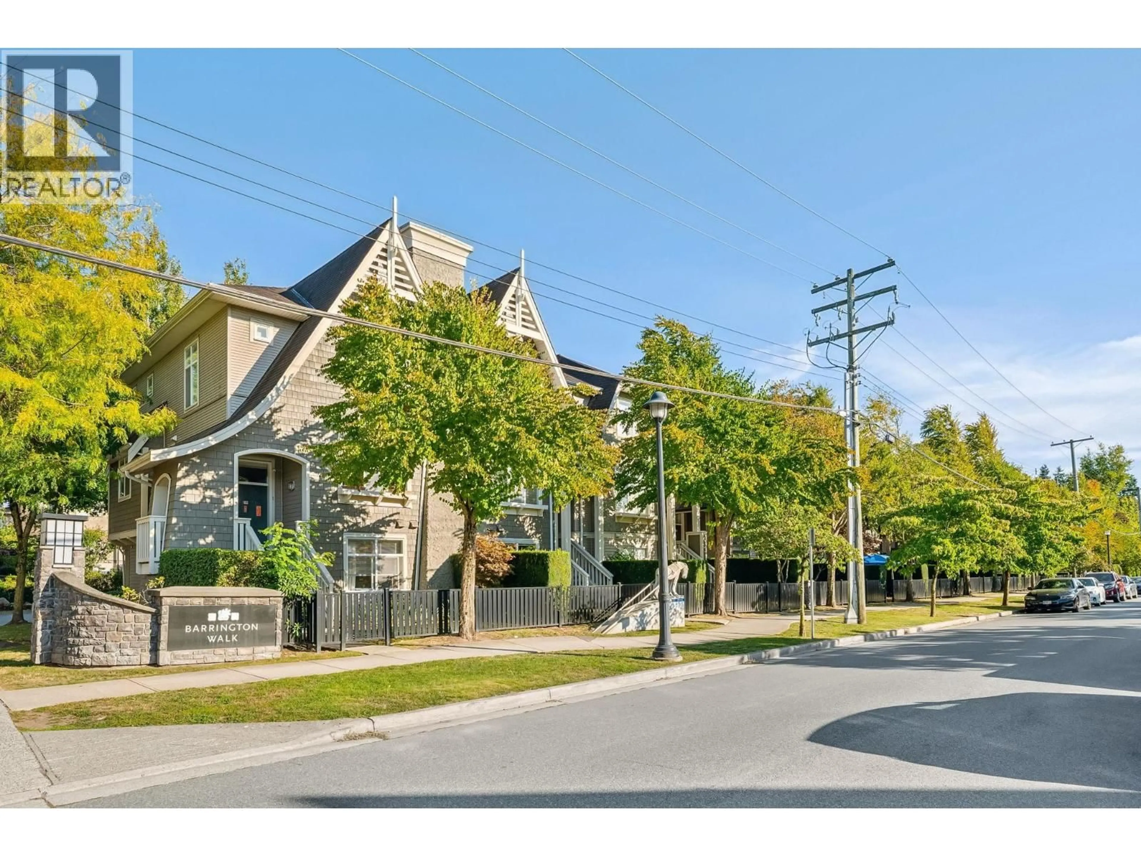 A pic from outside/outdoor area/front of a property/back of a property/a pic from drone, street for 2 - 7288 HEATHER STREET, Richmond British Columbia V6Y4L4