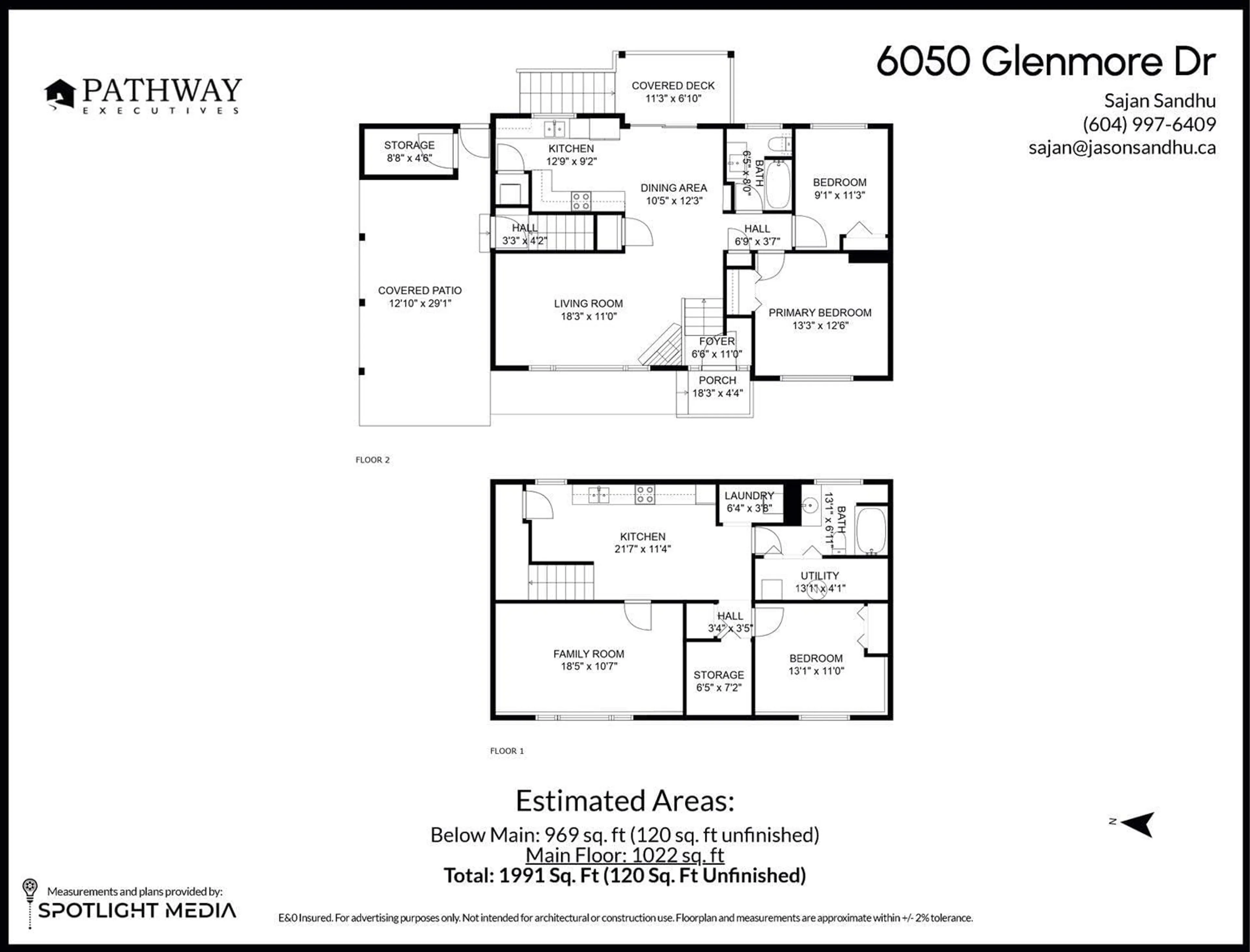 Floor plan for 6050 GLENMORE DRIVE, Sardis British Columbia V2R2H5
