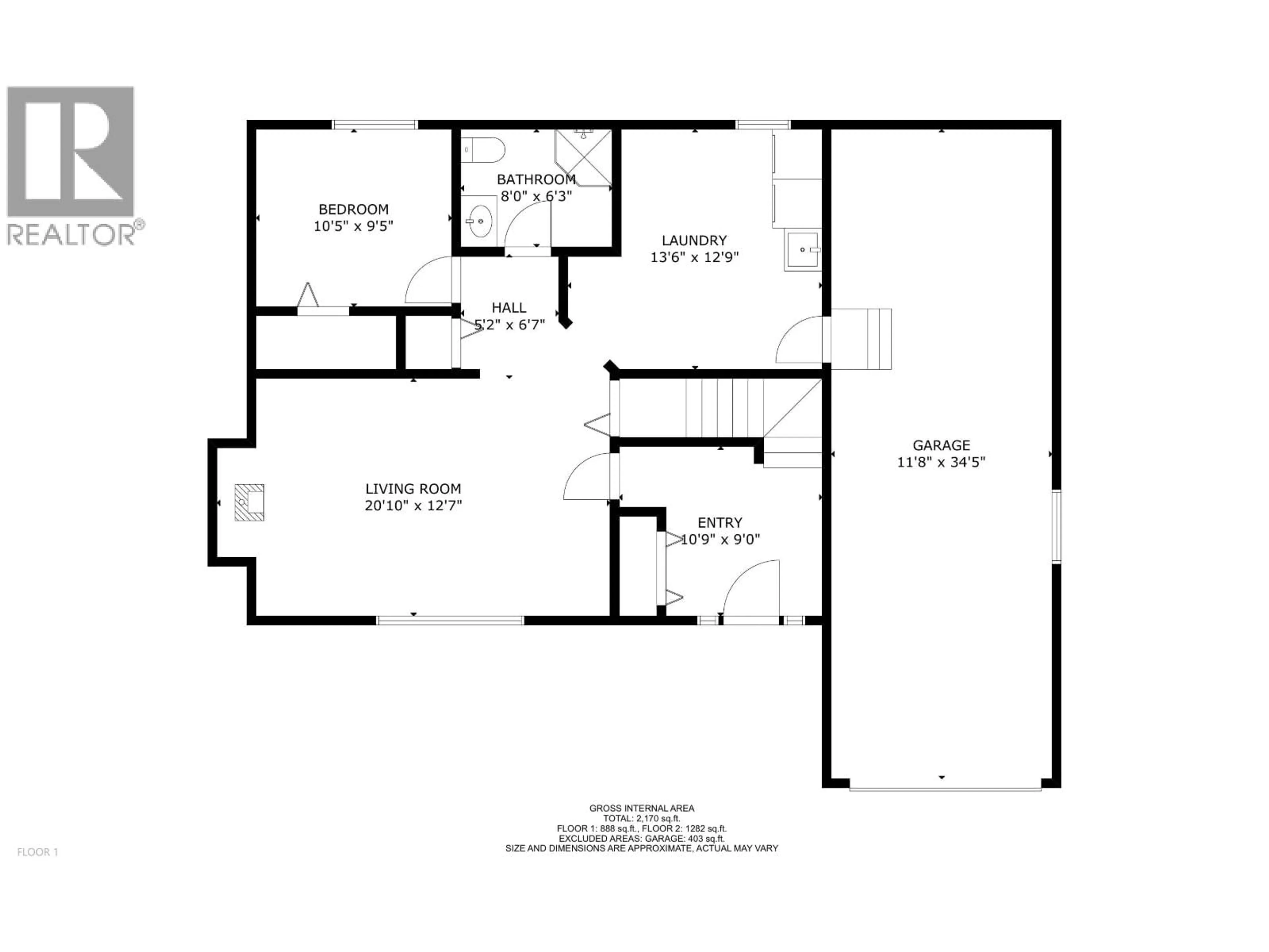 Floor plan for 13223 LAKESHORE DRIVE, Fort St. John British Columbia V0C1H0