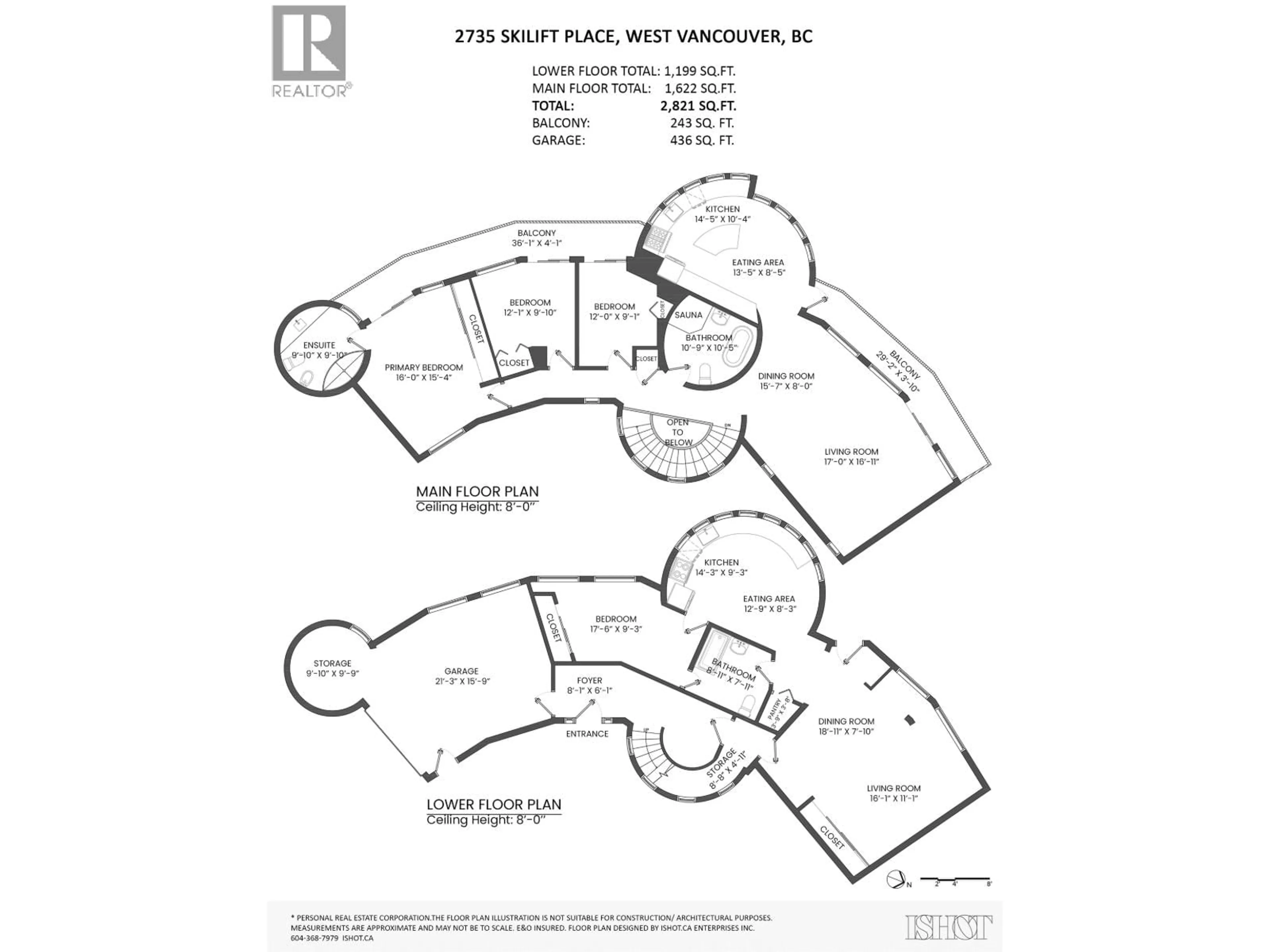 Floor plan for 2735 SKILIFT PLACE, West Vancouver British Columbia V7S2T6