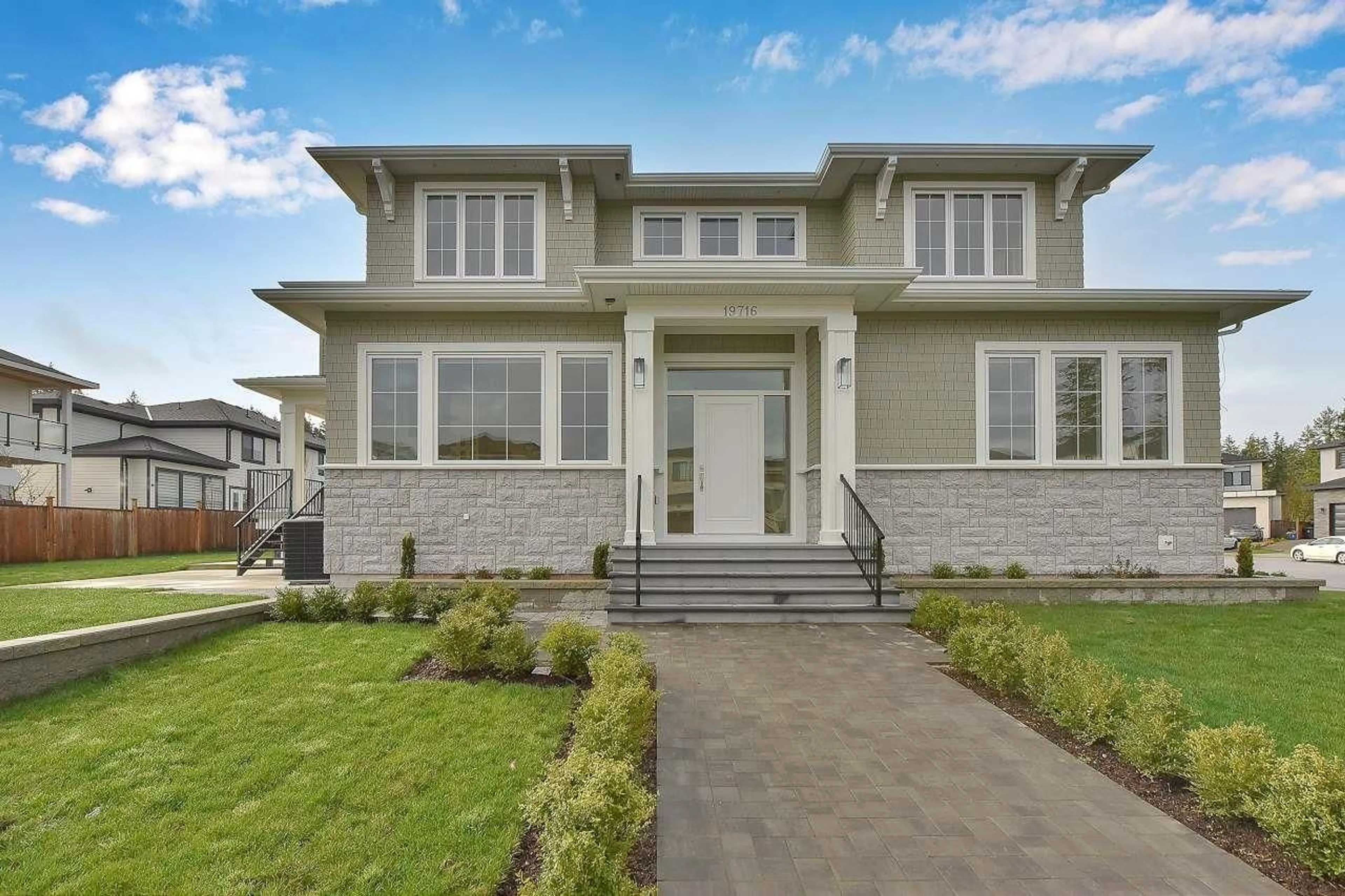 Home with vinyl exterior material, street for 19716 32A, Langley British Columbia V3A0N9