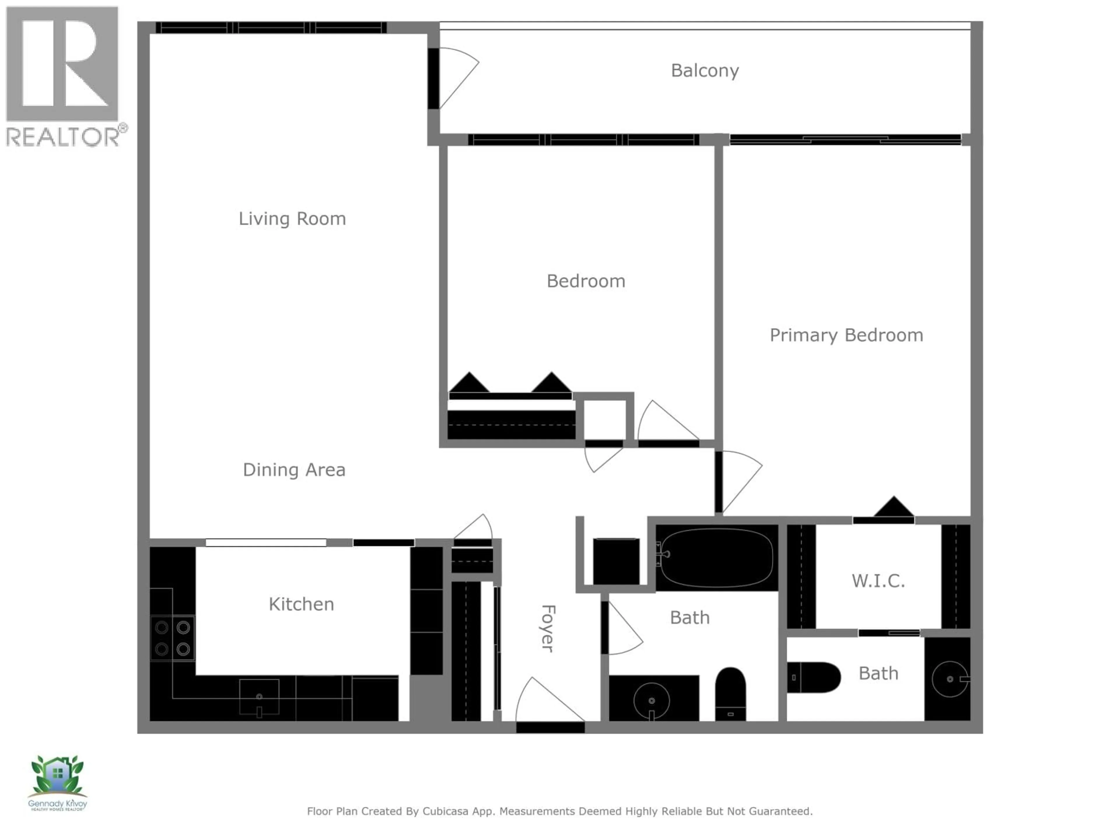 Floor plan for 1702 - 9280 SALISH COURT, Burnaby British Columbia V3J7J8