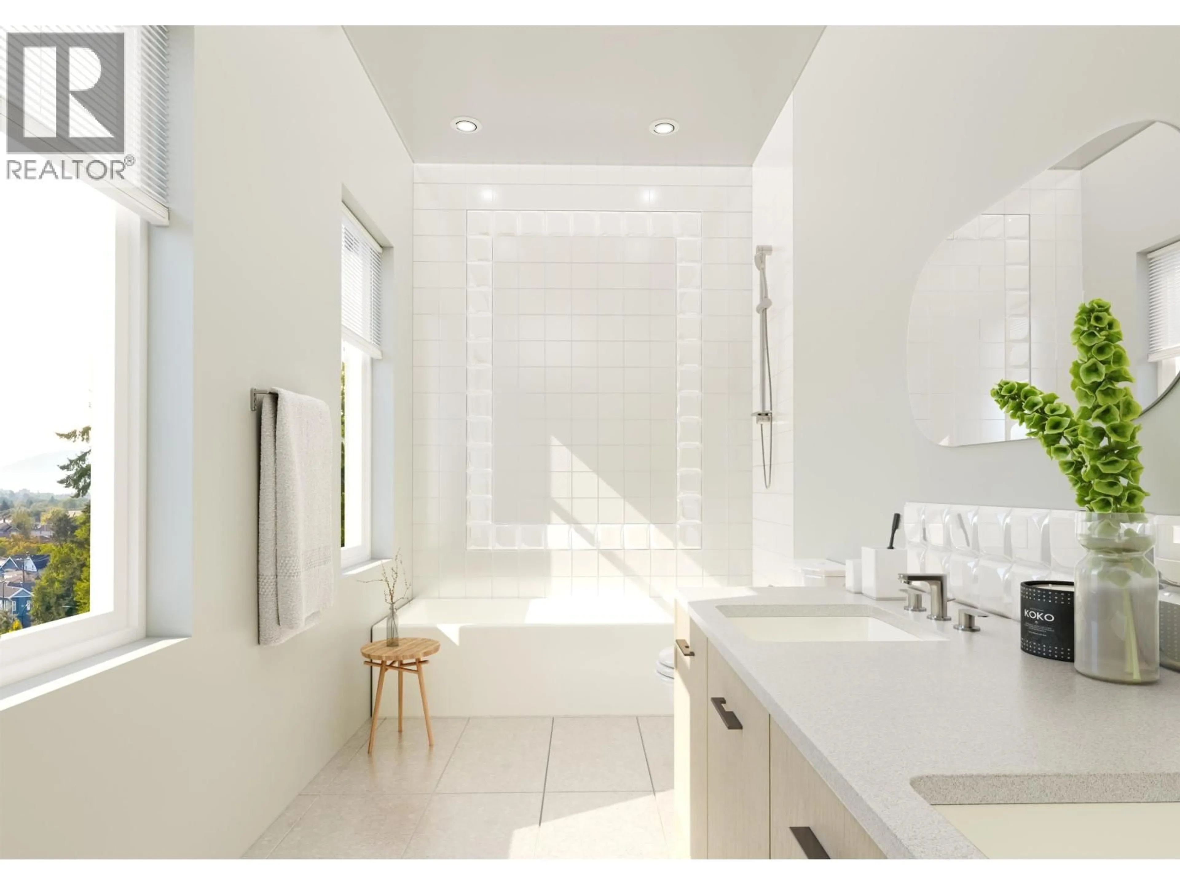 Contemporary bathroom, ceramic/tile floor for 308 - 4933 CLARENDON STREET, Vancouver British Columbia V5R0J6