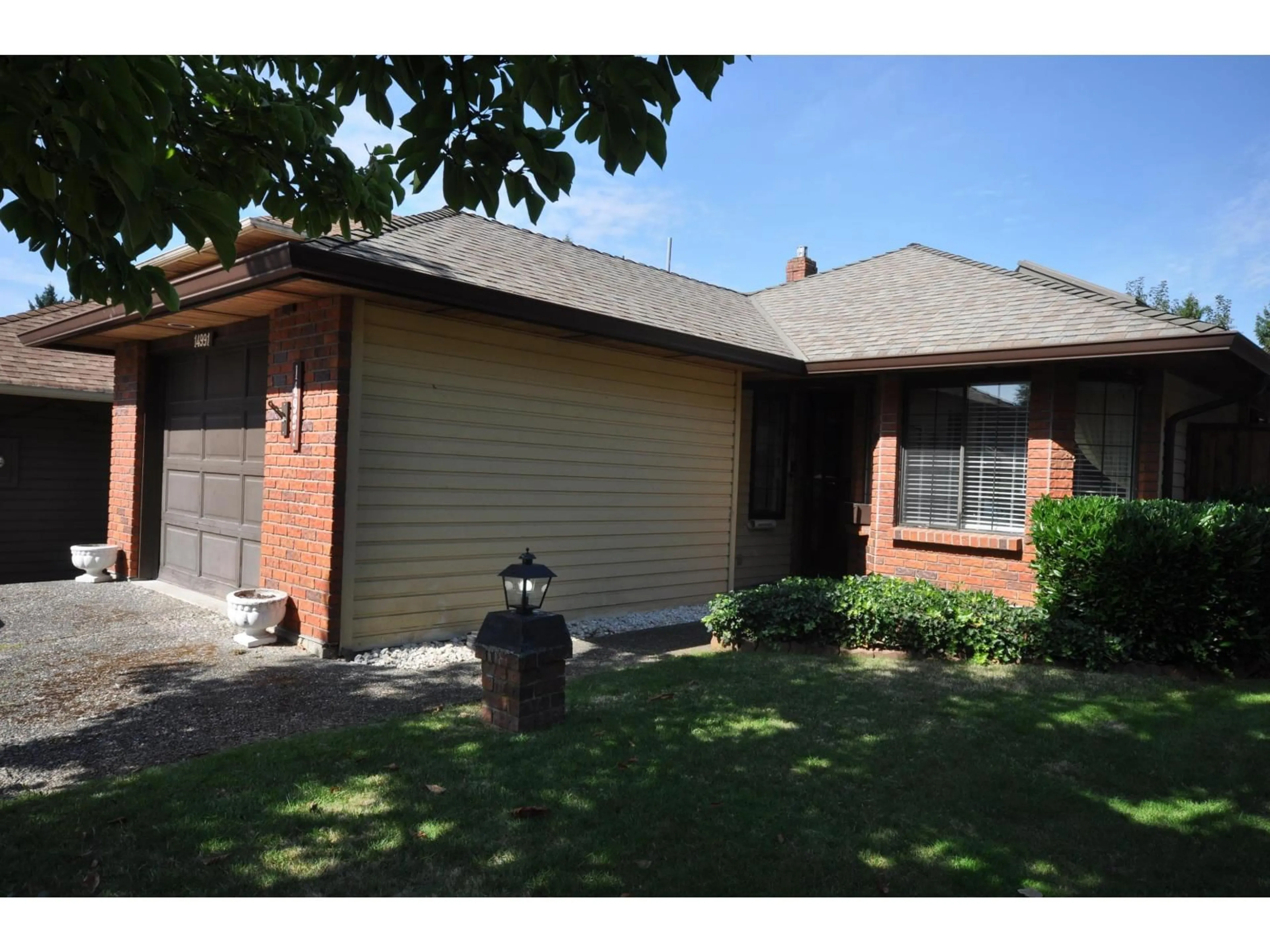 Home with brick exterior material, street for 14991 SOUTHMERE, Surrey British Columbia V4A7T6