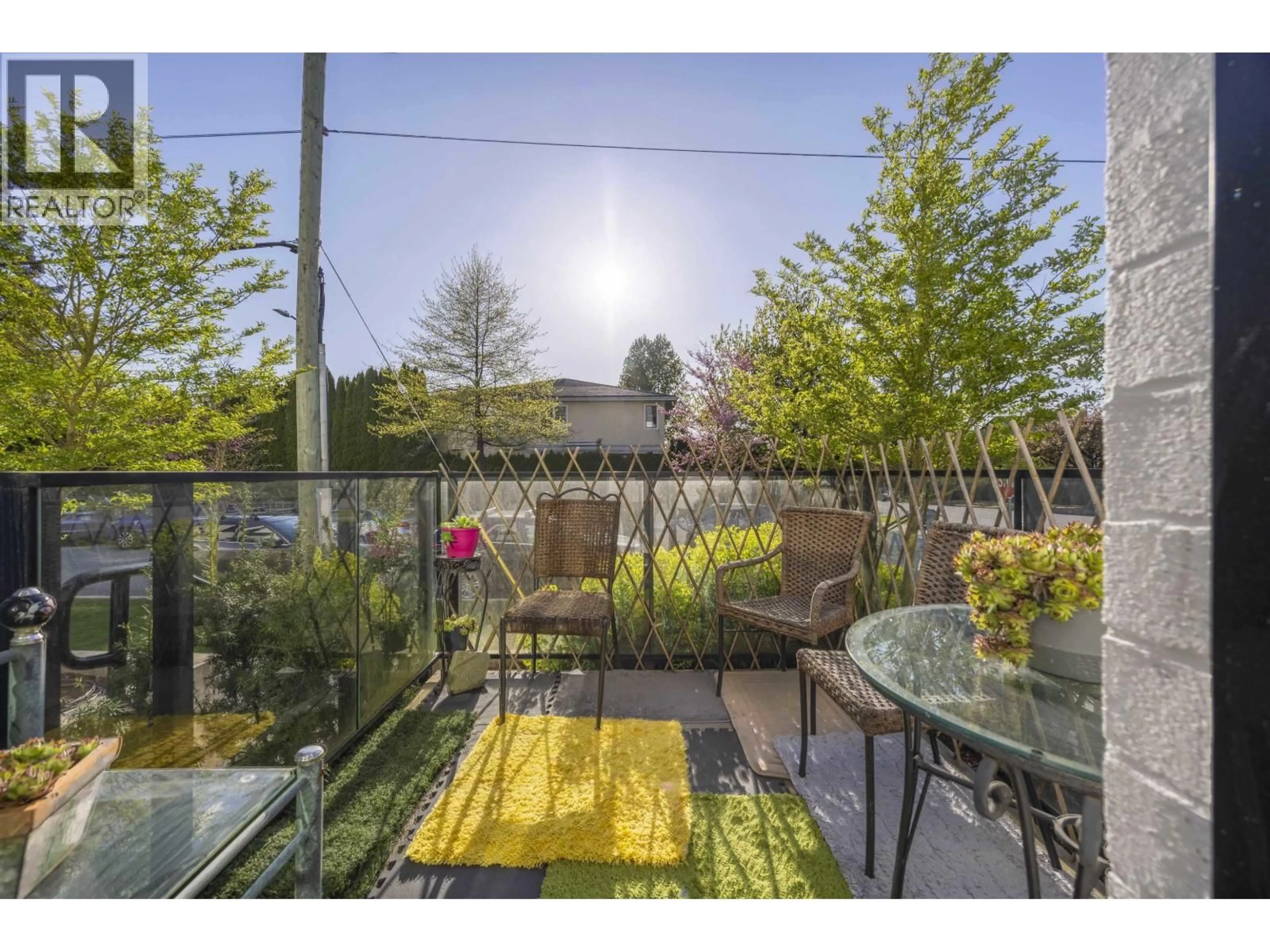 Patio, forest/trees view for 24 - 94 KING EDWARD AVENUE, Vancouver British Columbia V5Y0N6
