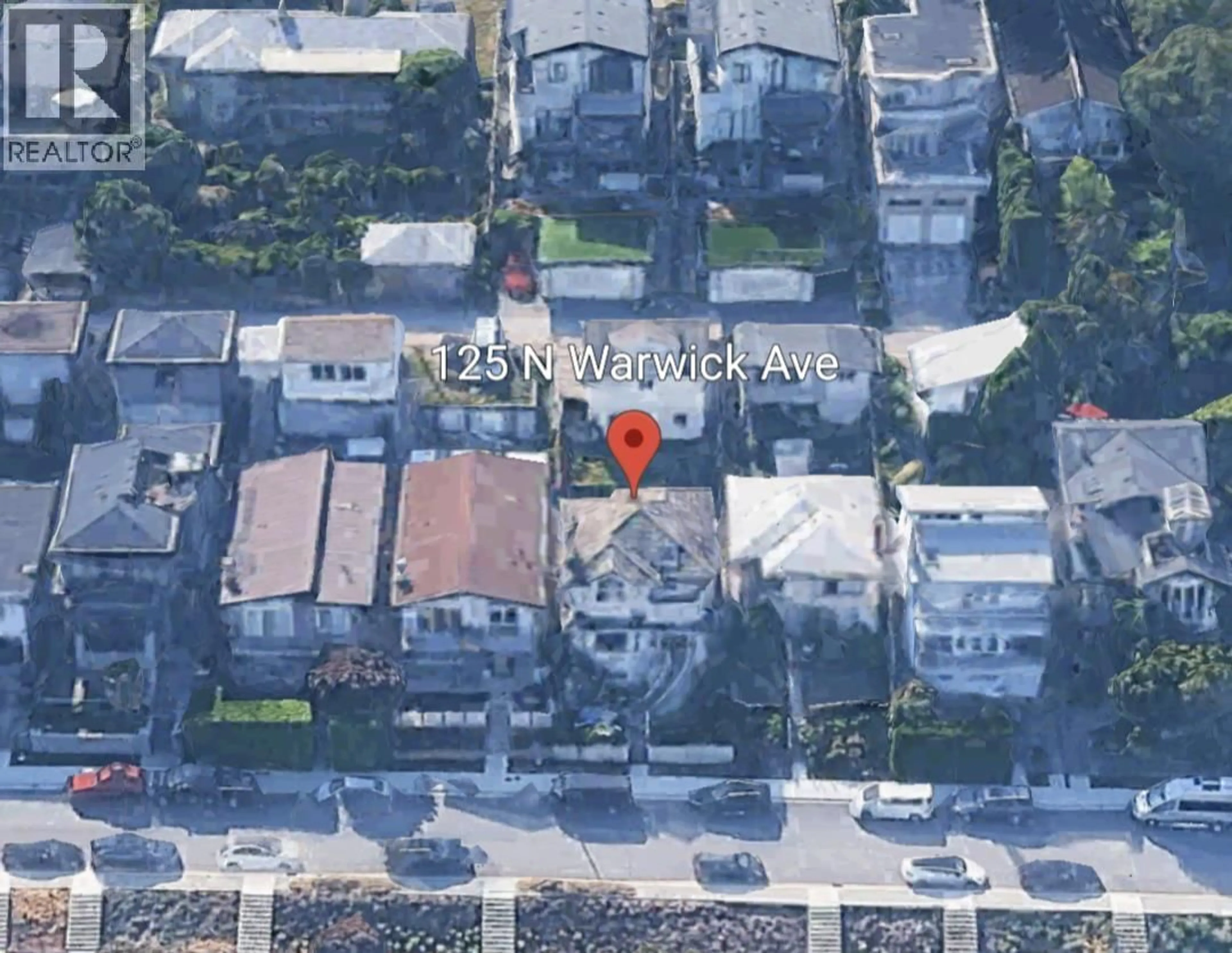 A pic from outside/outdoor area/front of a property/back of a property/a pic from drone, street for 125 WARWICK AVENUE, Burnaby British Columbia V5B1K8