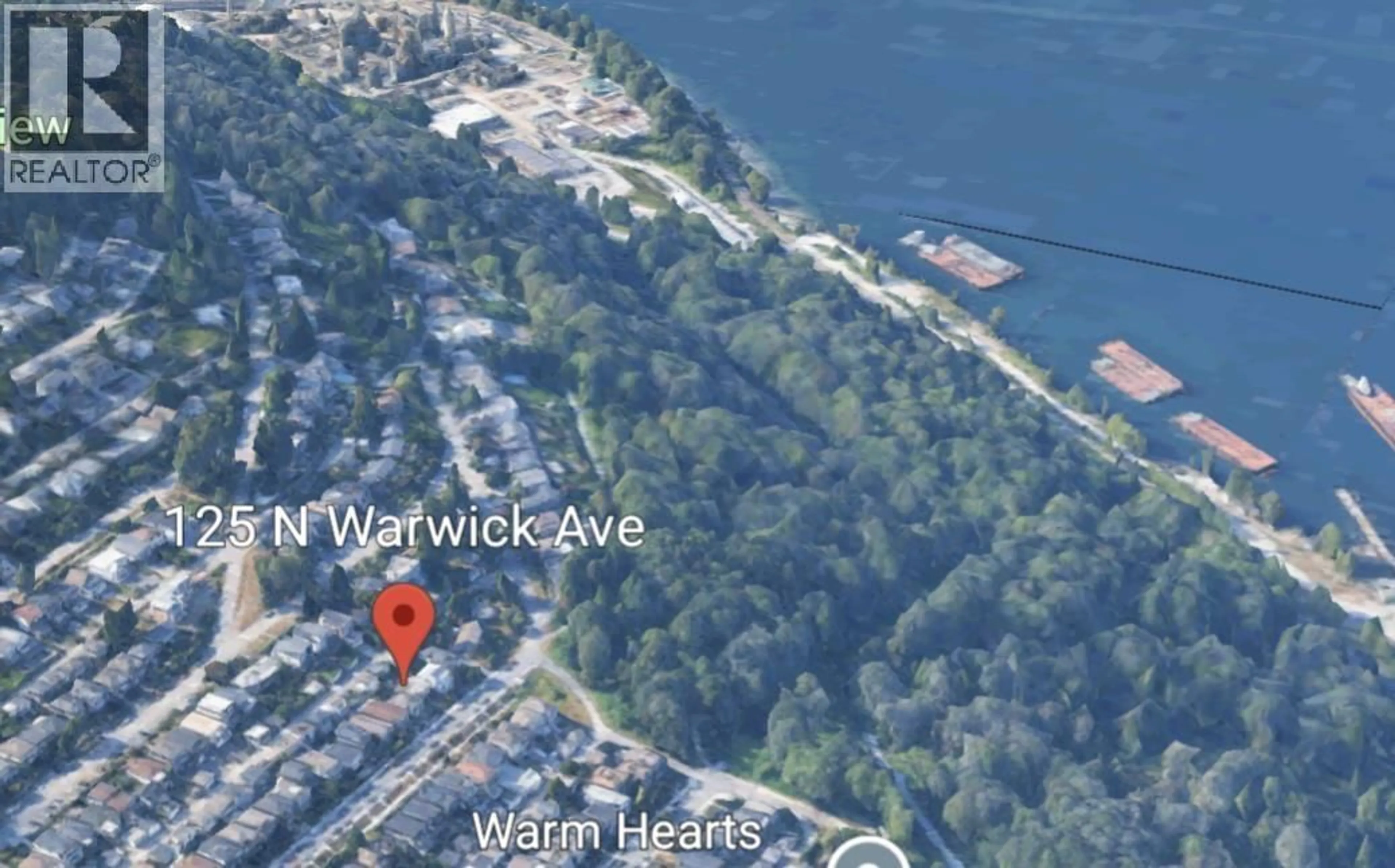 Picture of a map for 125 WARWICK AVENUE, Burnaby British Columbia V5B1K8