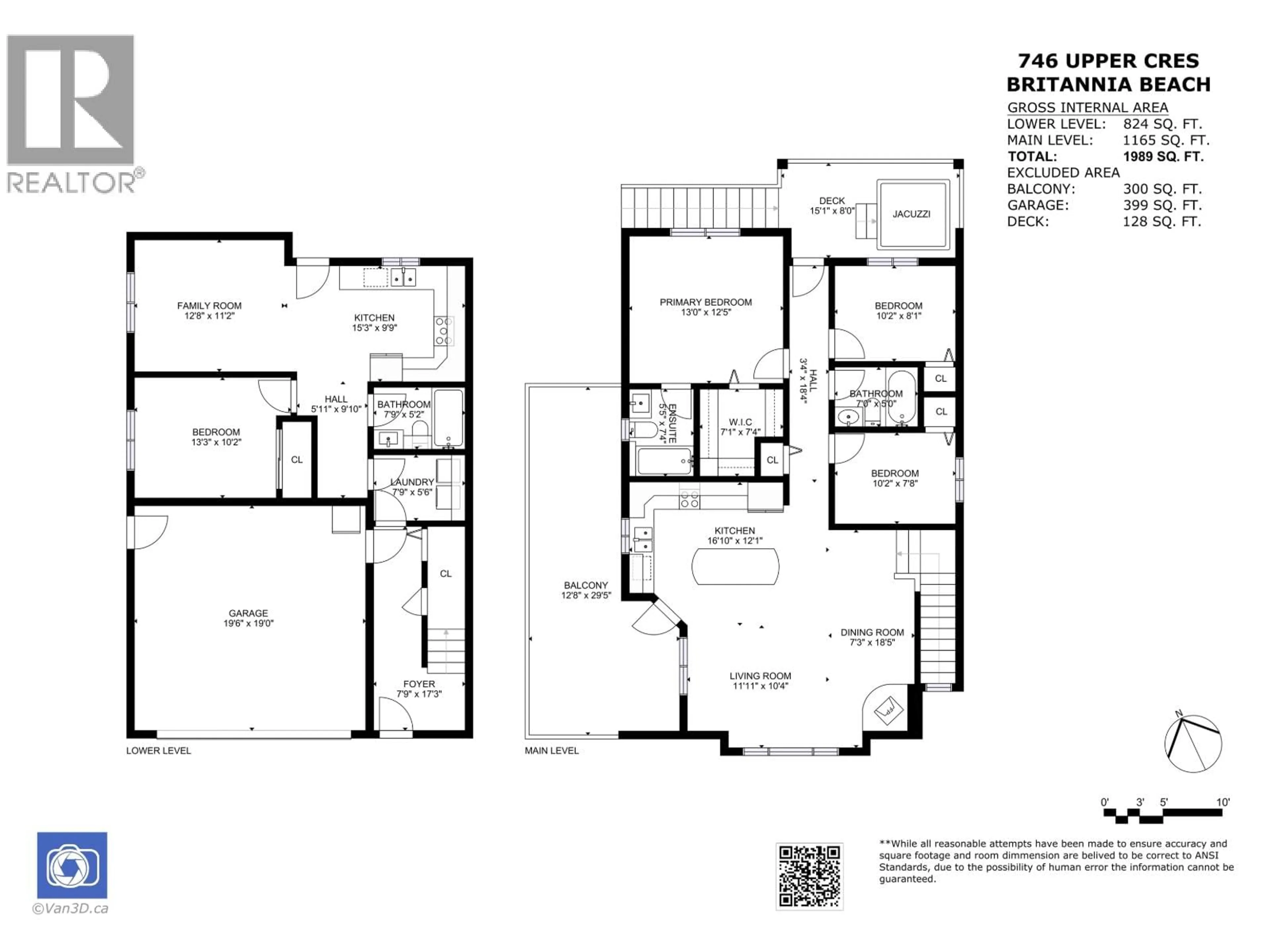 Floor plan for 746 UPPER CRESCENT, Squamish British Columbia V8B1J2