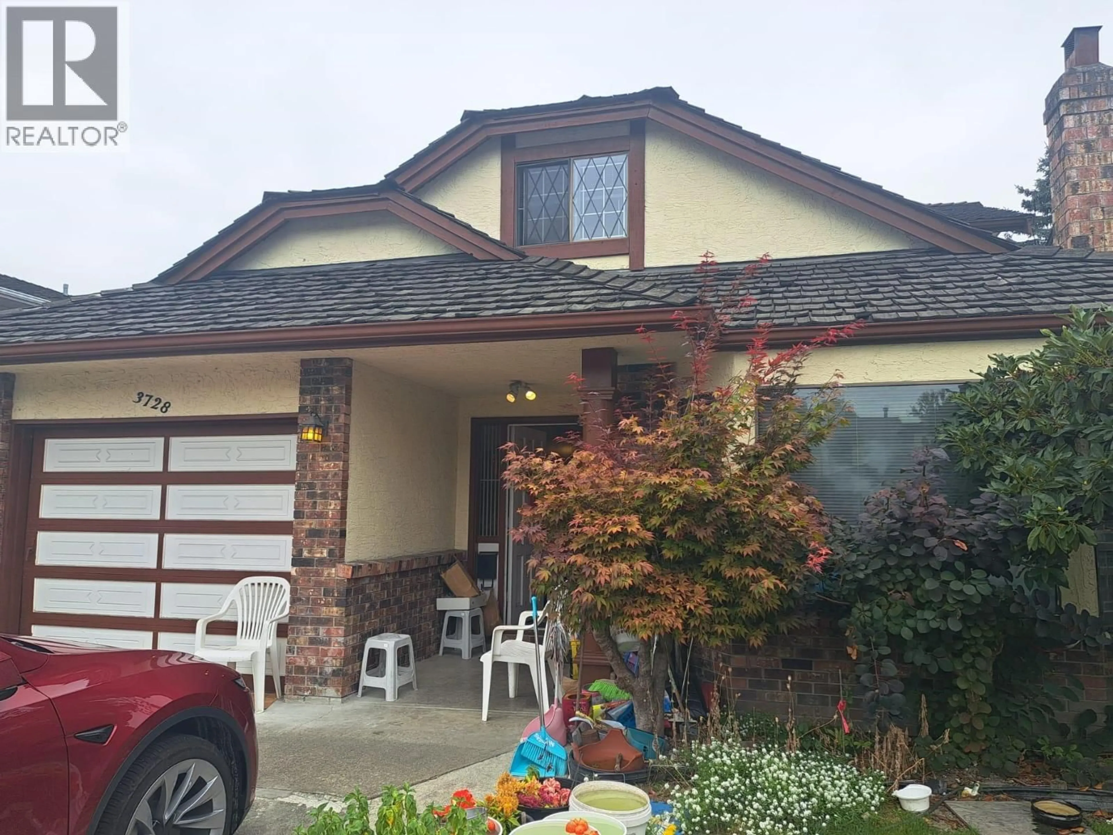 Home with vinyl exterior material, street for 3728 BAMFIELD DRIVE, Richmond British Columbia V6X3B5