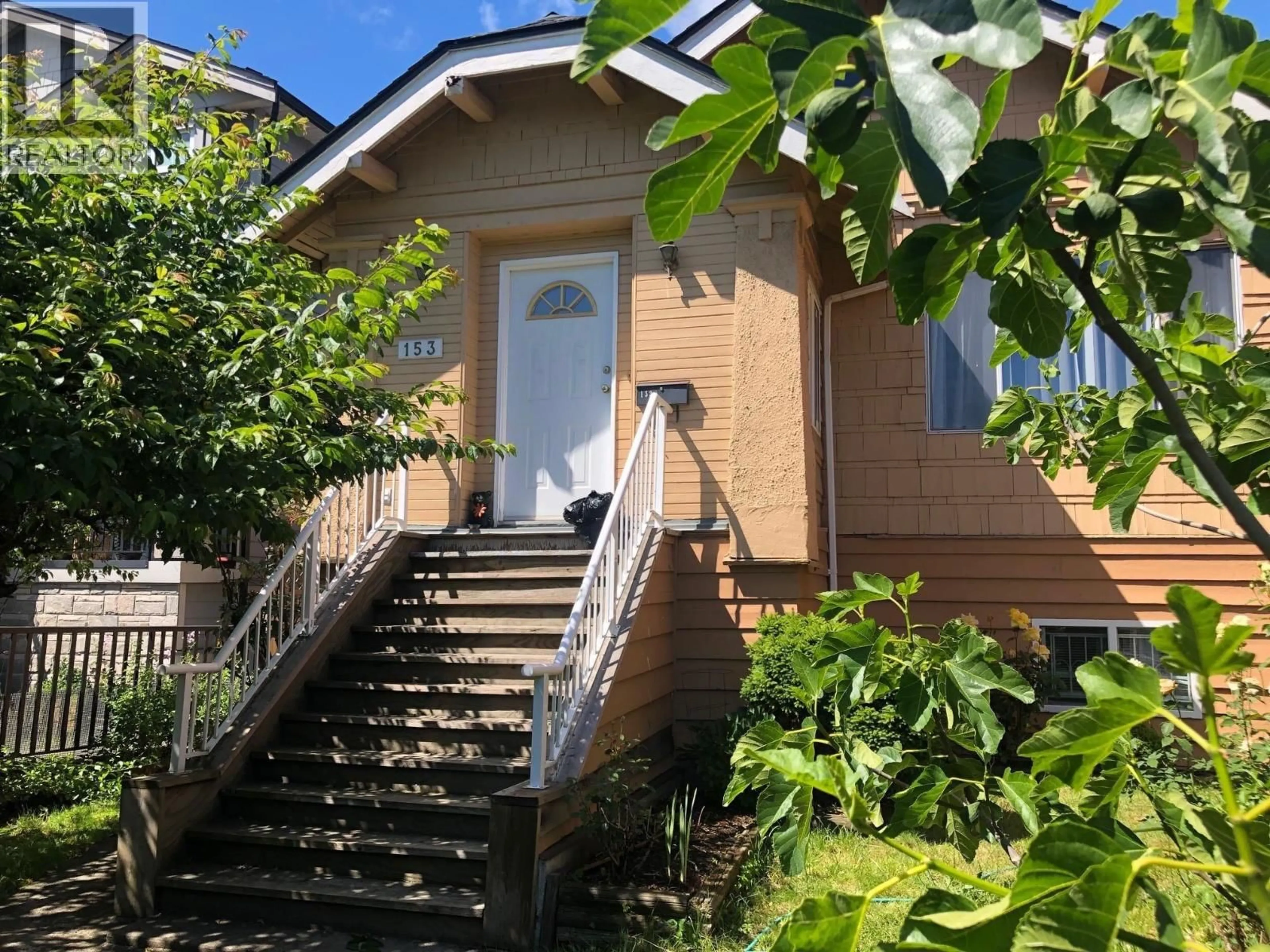 Home with vinyl exterior material, street for 153 MARINE DRIVE, Vancouver British Columbia V5X2S2