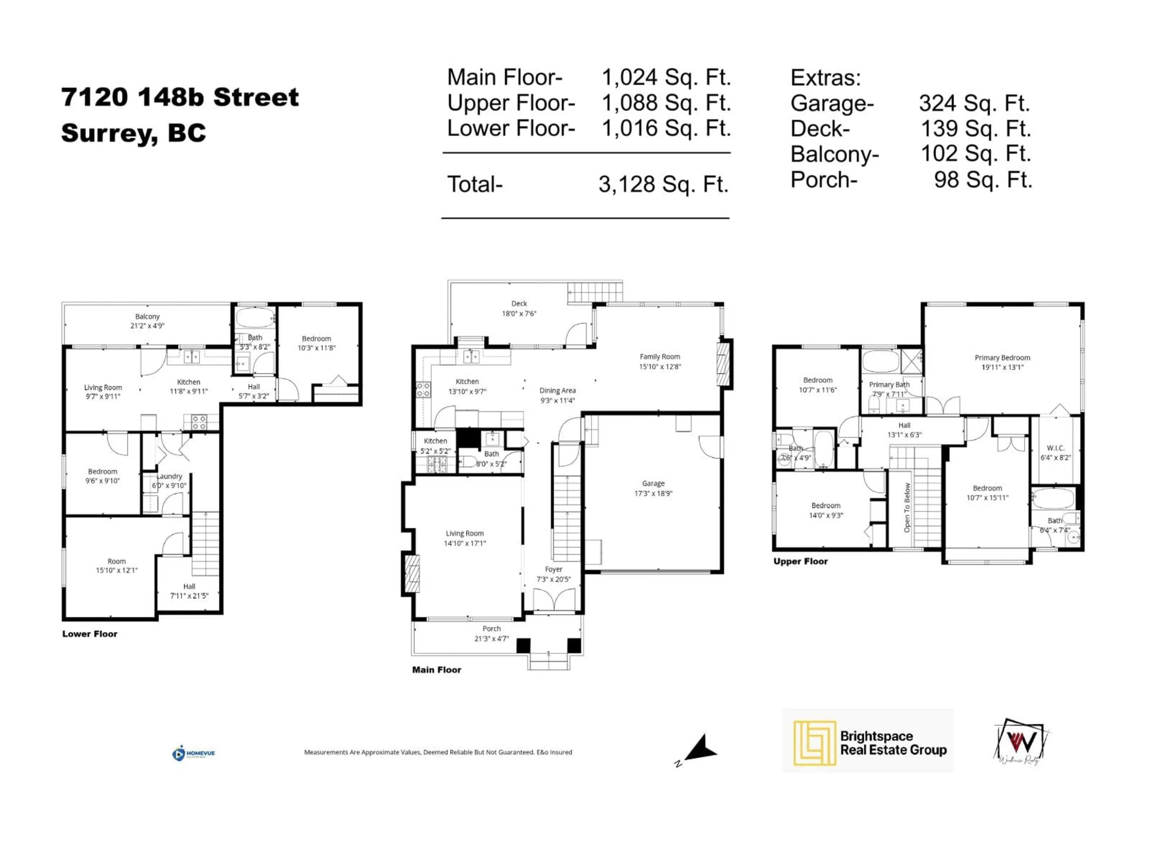 Floor plan for 7120 148B, Surrey British Columbia V3S0X3