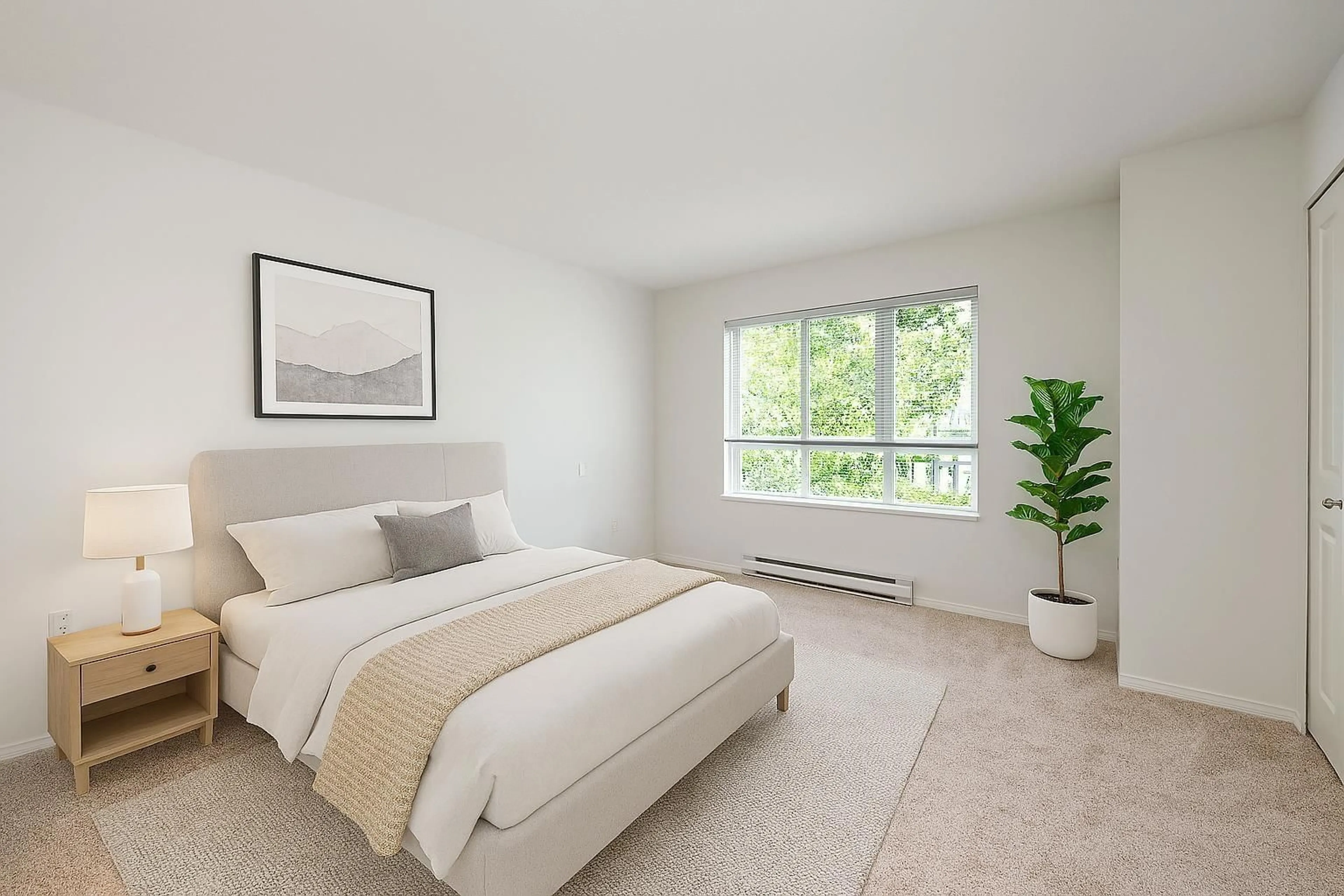 Bedroom with bed, carpet floor for 63 - 6747 203, Langley British Columbia V2Y3B5