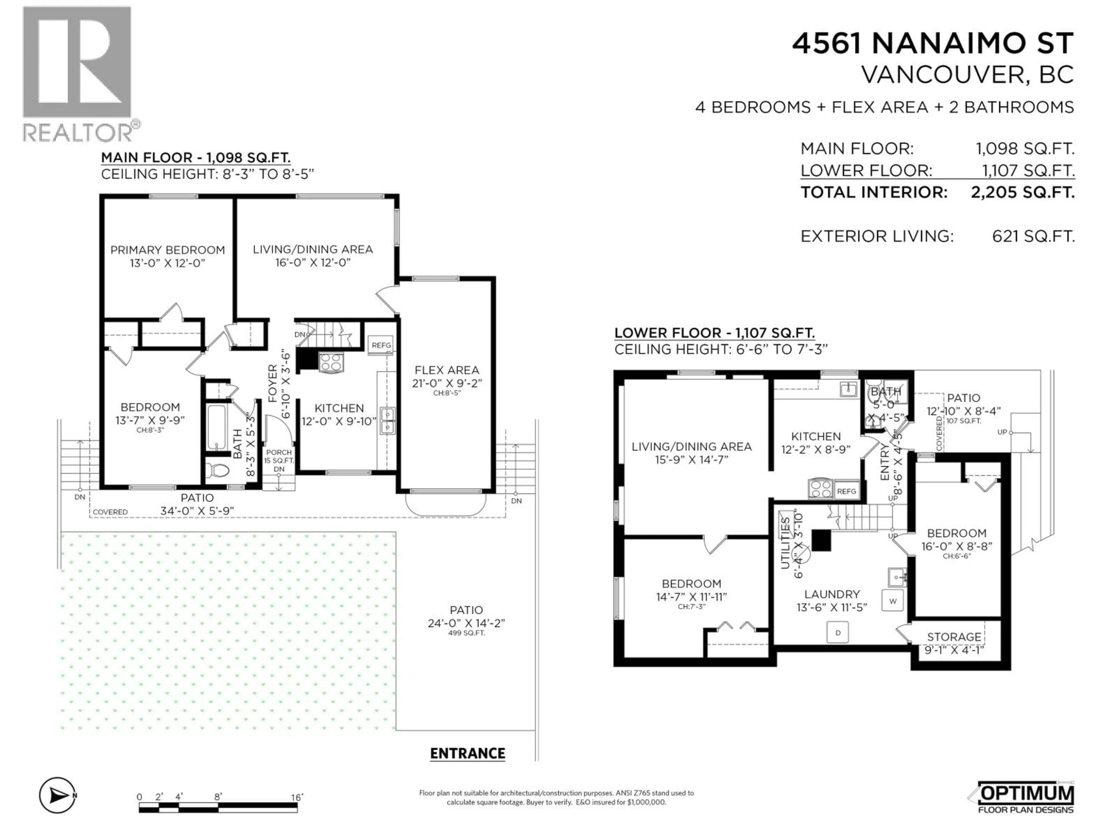 Floor plan for 4561 NANAIMO STREET, Vancouver British Columbia V5N5J5