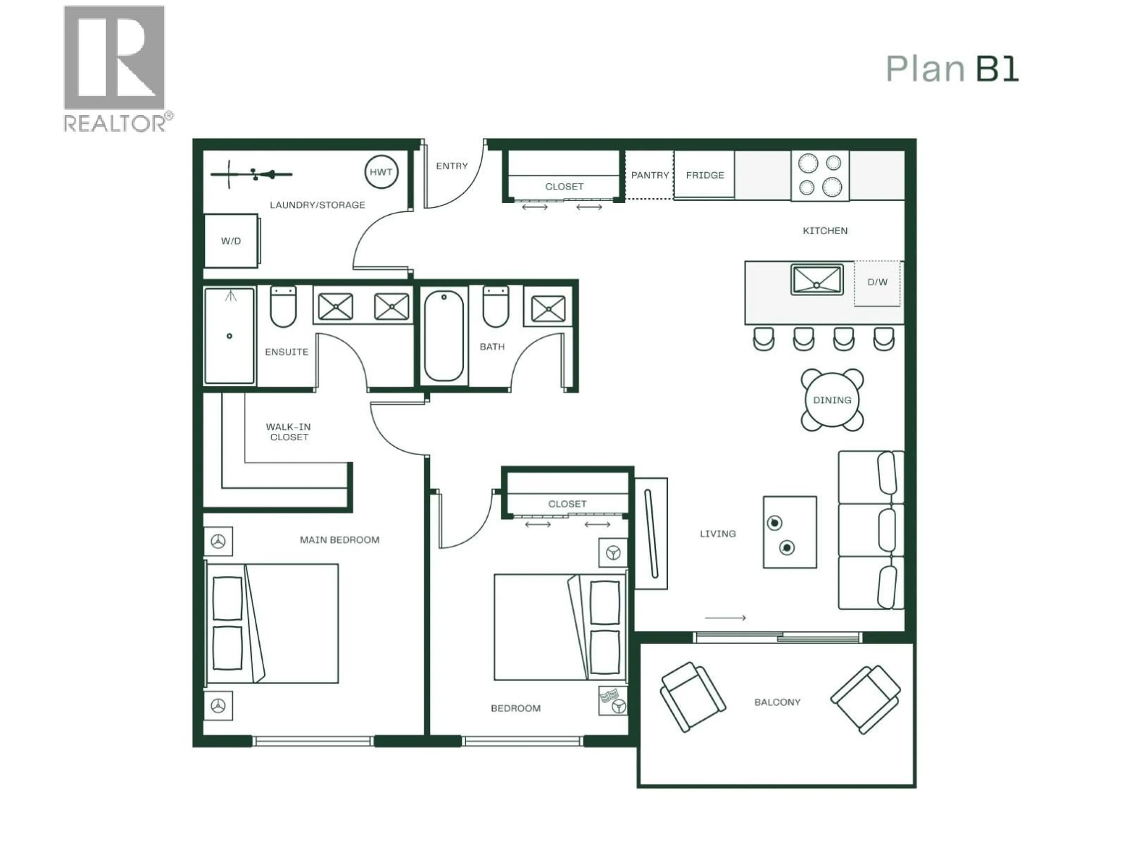 Floor plan for 605 - 1050 FINCH DRIVE, Squamish British Columbia V0V0V0
