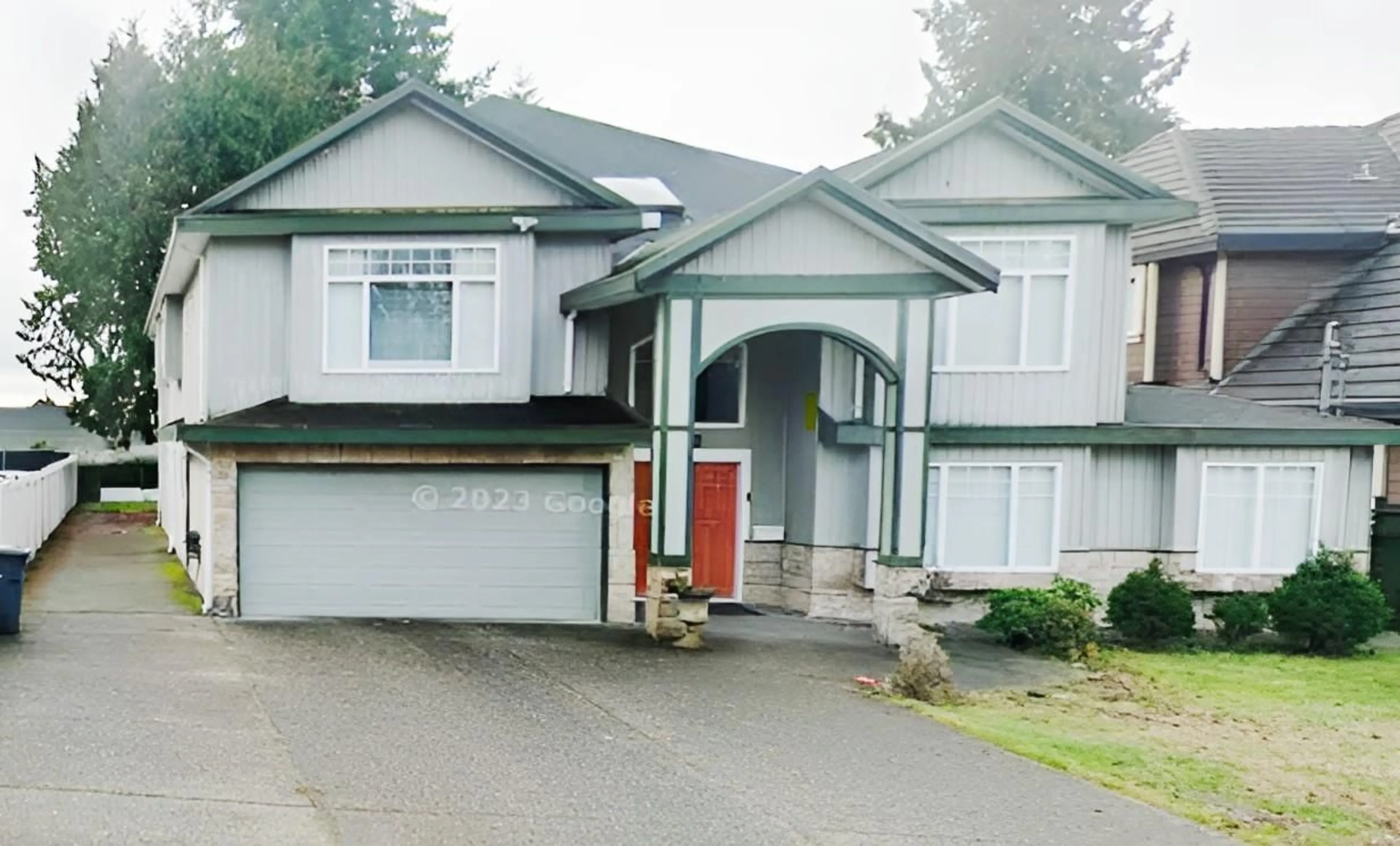 Home with vinyl exterior material, street for 13494 98A, Surrey British Columbia V3T1C8